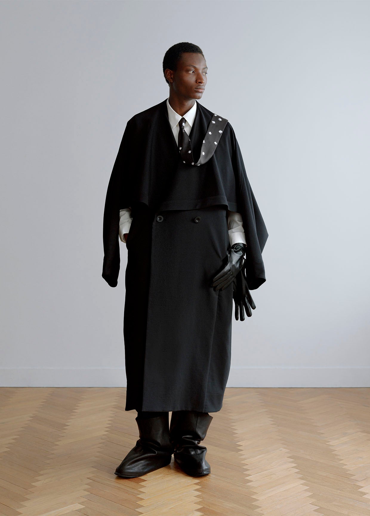 小物 issey miyake men archive Big muffler IM MEN LOOK 16 – ISSEY MIYAKE EU