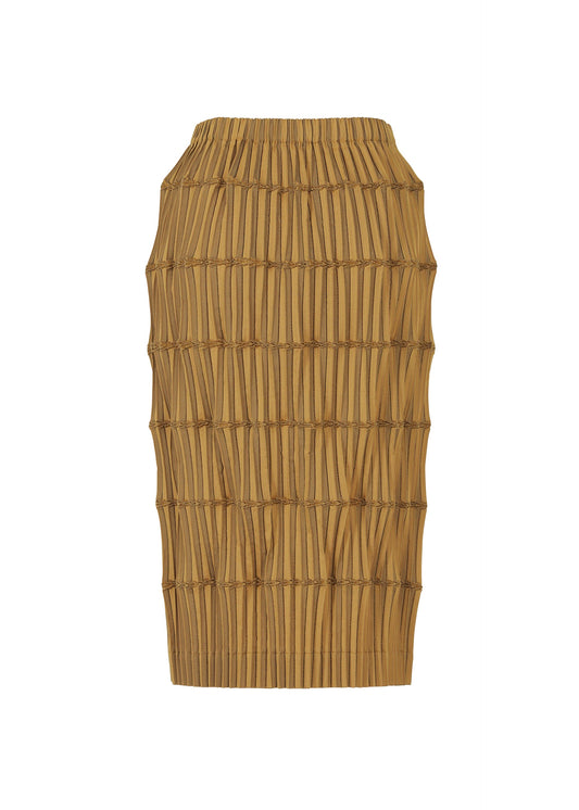 A detail shot of the A-Poc Able Issey Miyake TYPE O 015 skirt.