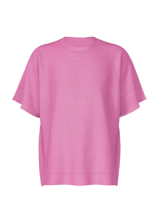 A product shot of the A-POC ABLE ISSEY MIYAKE TYPE-A 001-3 shirt in fuchsia pink.