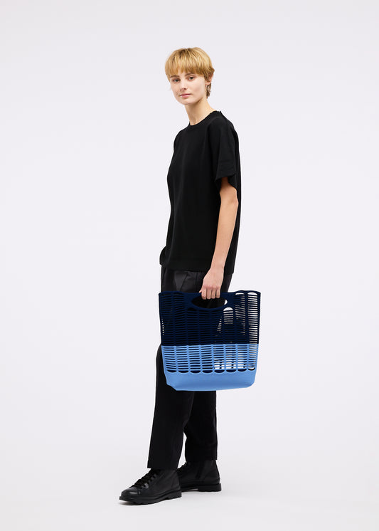 MOKKO BI-COLOR Tote Bag Black x Khaki