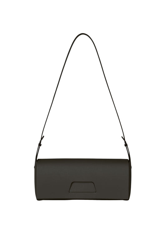 A product shot of the GOOD GOODS ISSEY MIYAKE BOX bag in black.
