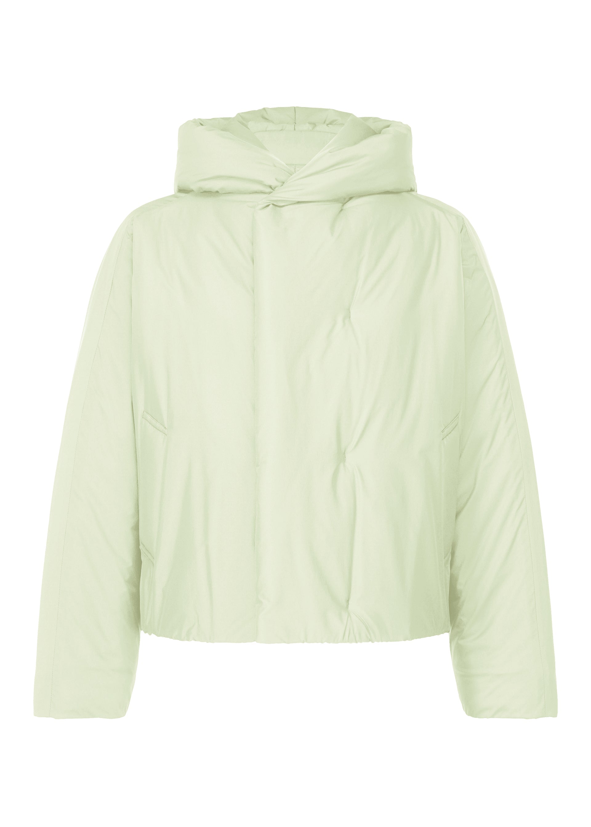 DUVET COAT Jacket White Green – ISSEY MIYAKE EU