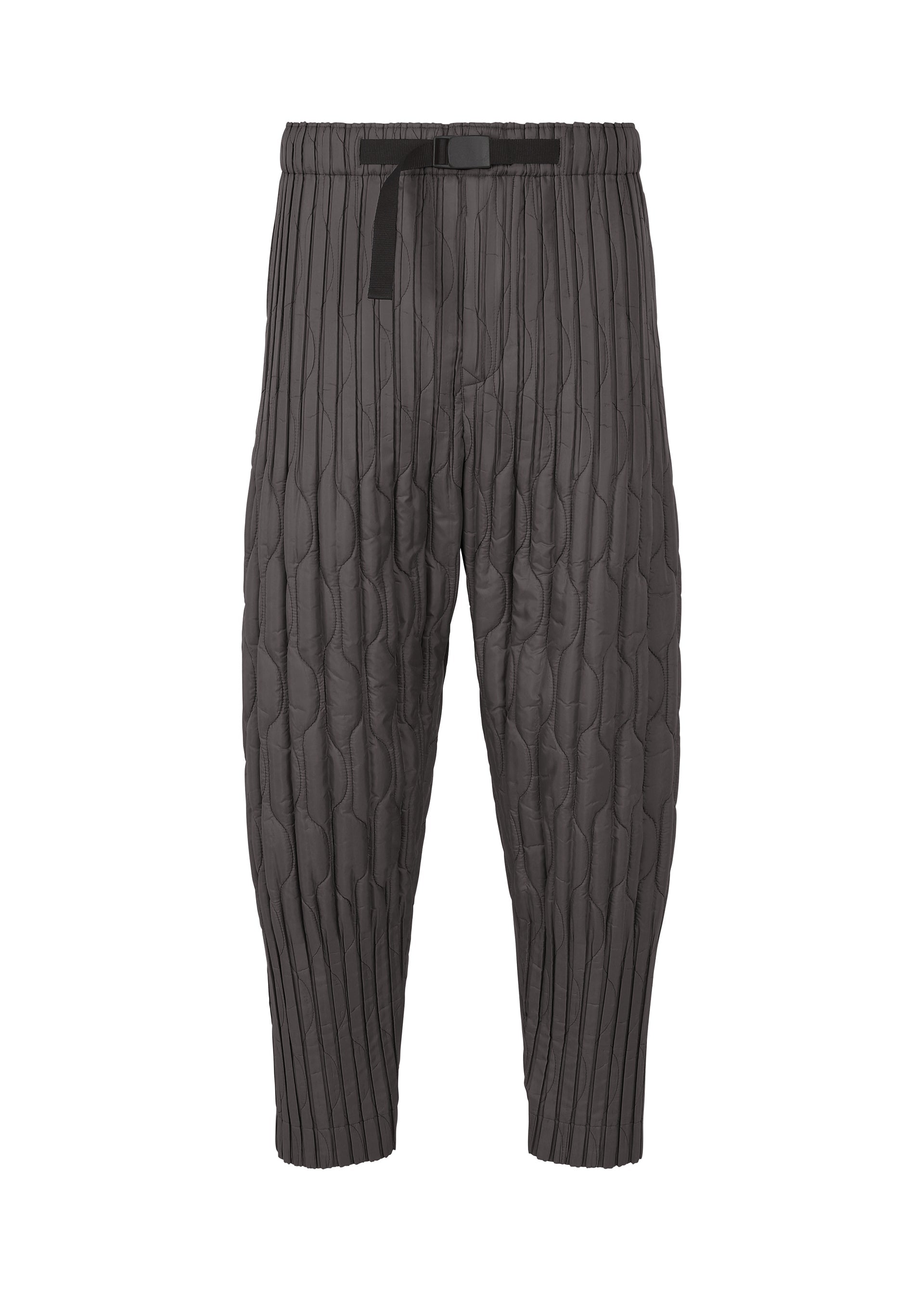 PADDED PLEATS Trousers Charcoal – ISSEY MIYAKE EU