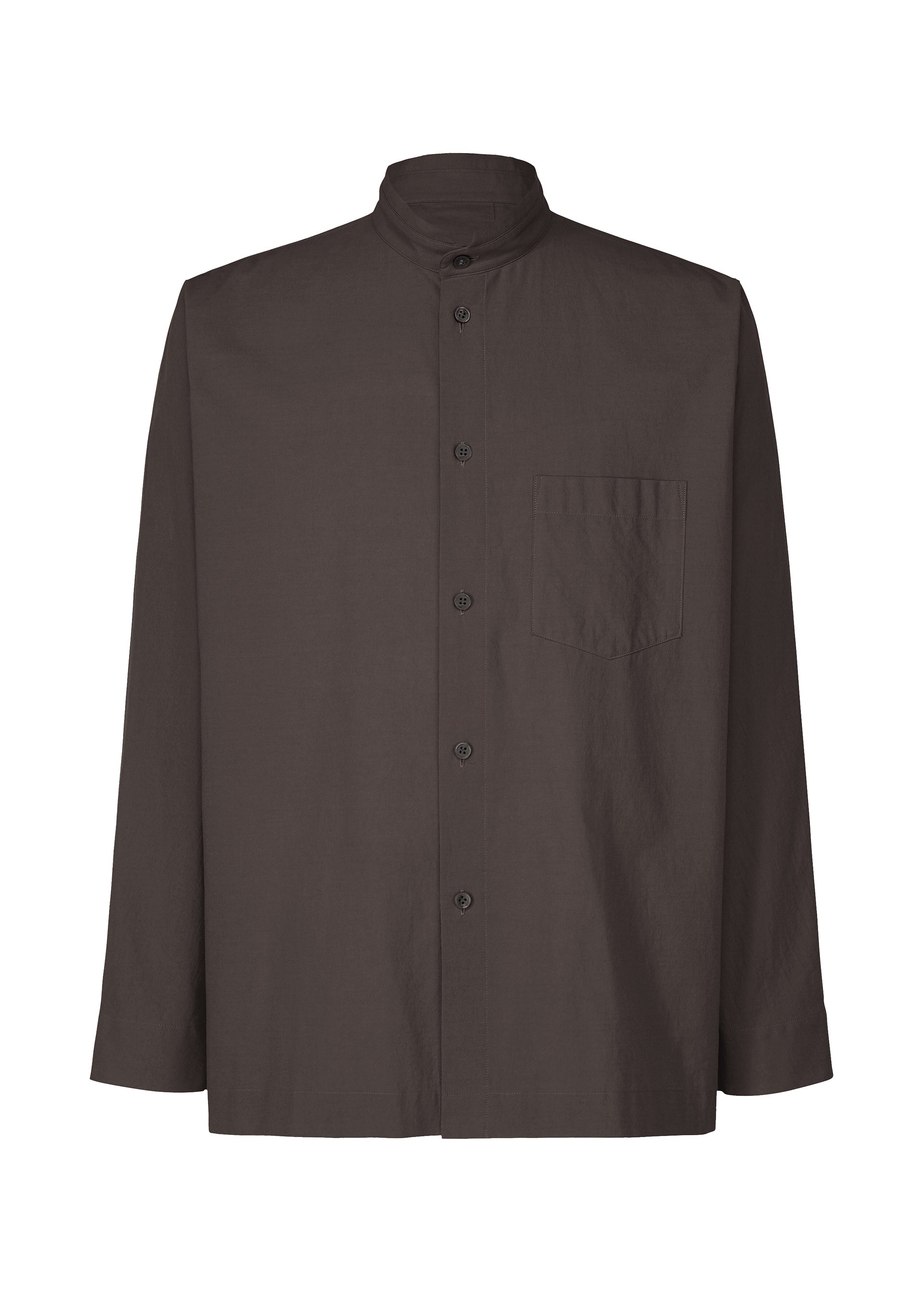 STREAMLINE SHIRT Shirt Dark Brown ISSEY MIYAKE EU STREAMLINE SHIRT Shirt Dark Brown ISSEY MIYAKE EU