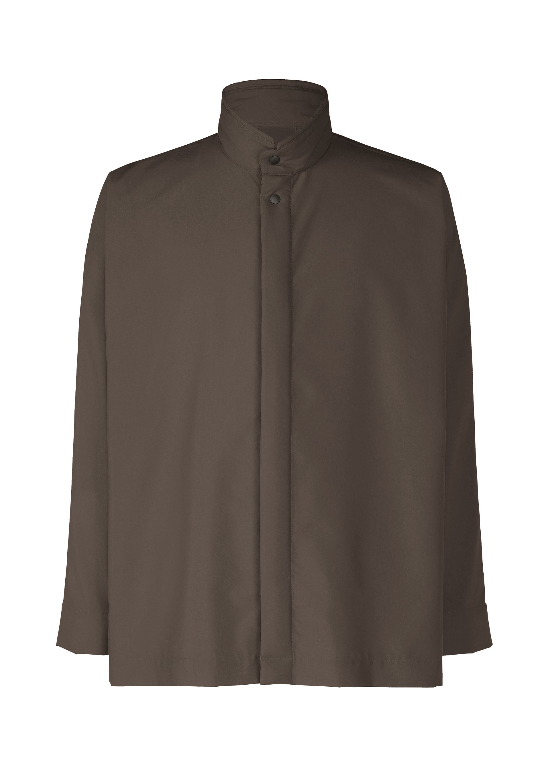PADDED RIM SHIRT Shirt Brown – ISSEY MIYAKE EU