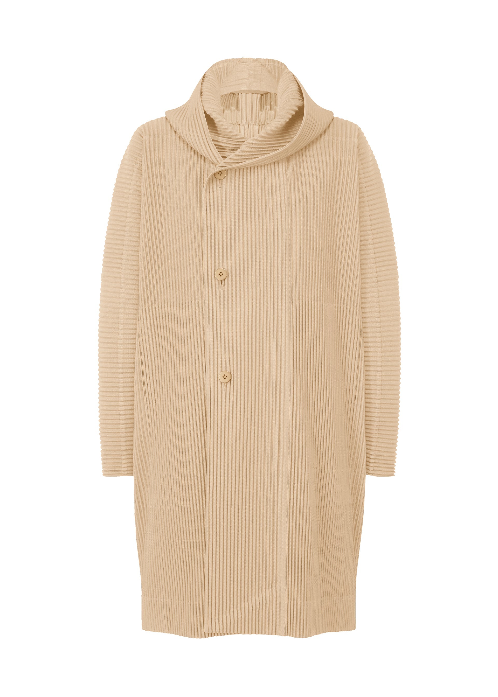 MONTHLY COLORS : DECEMBER Coat Ammonite Beige – ISSEY MIYAKE EU