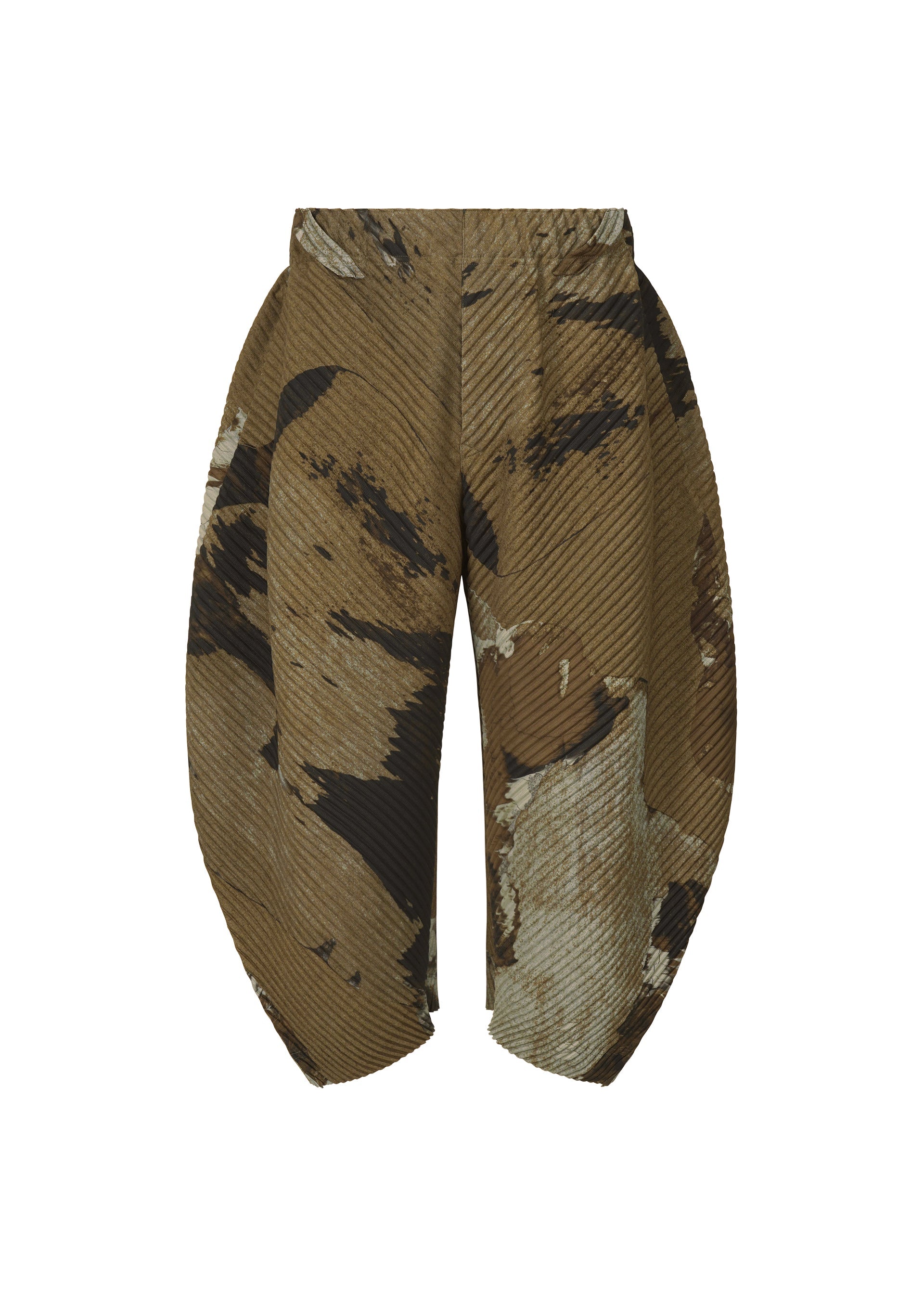 PAINTED STONE Trousers Brown – ISSEY MIYAKE EU