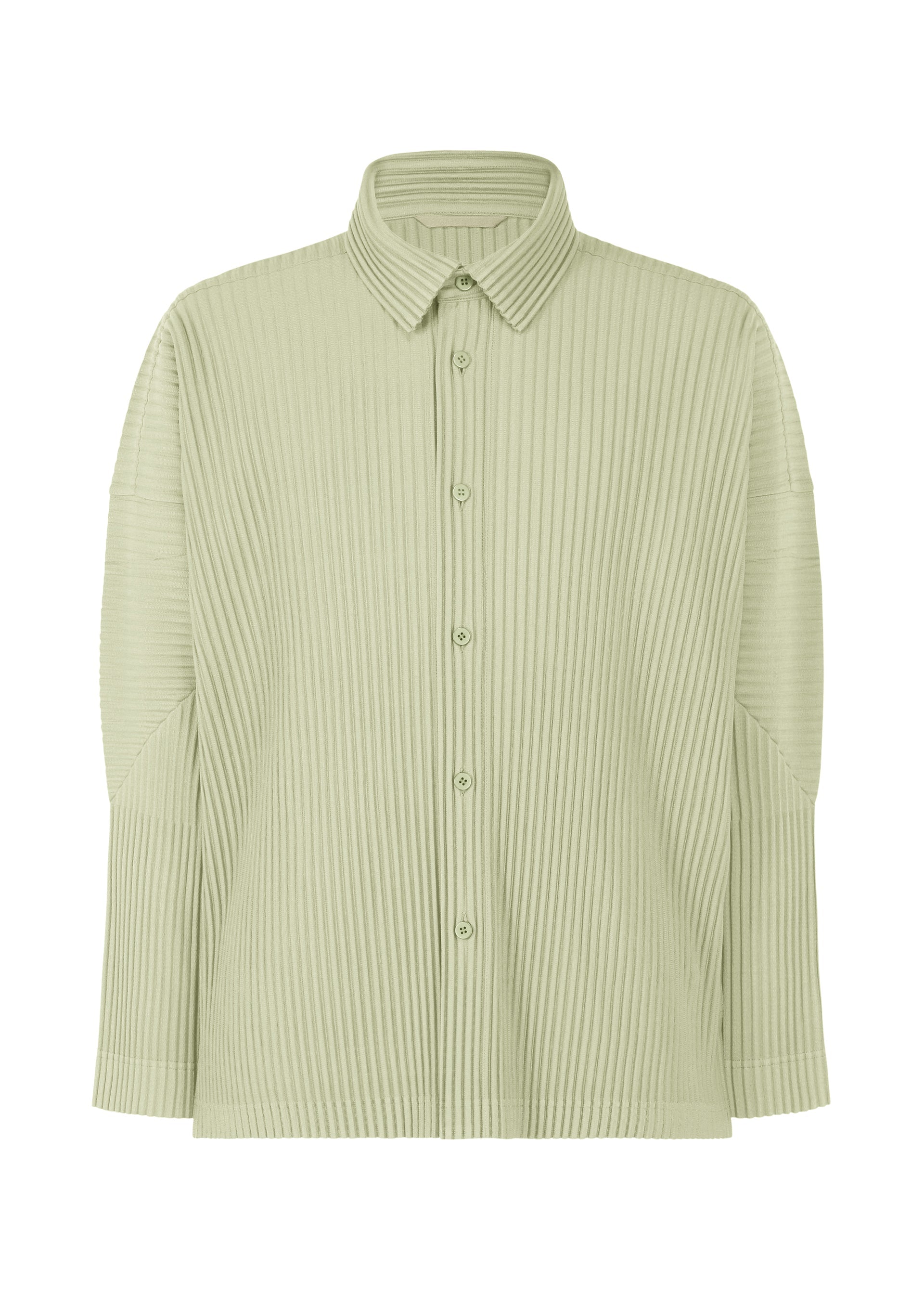 オムプリッセ パッカブルシャツ ISSEY Miyake Homme Plissé Issey Miyake Men's Pleated Vacation Shirt in Purple