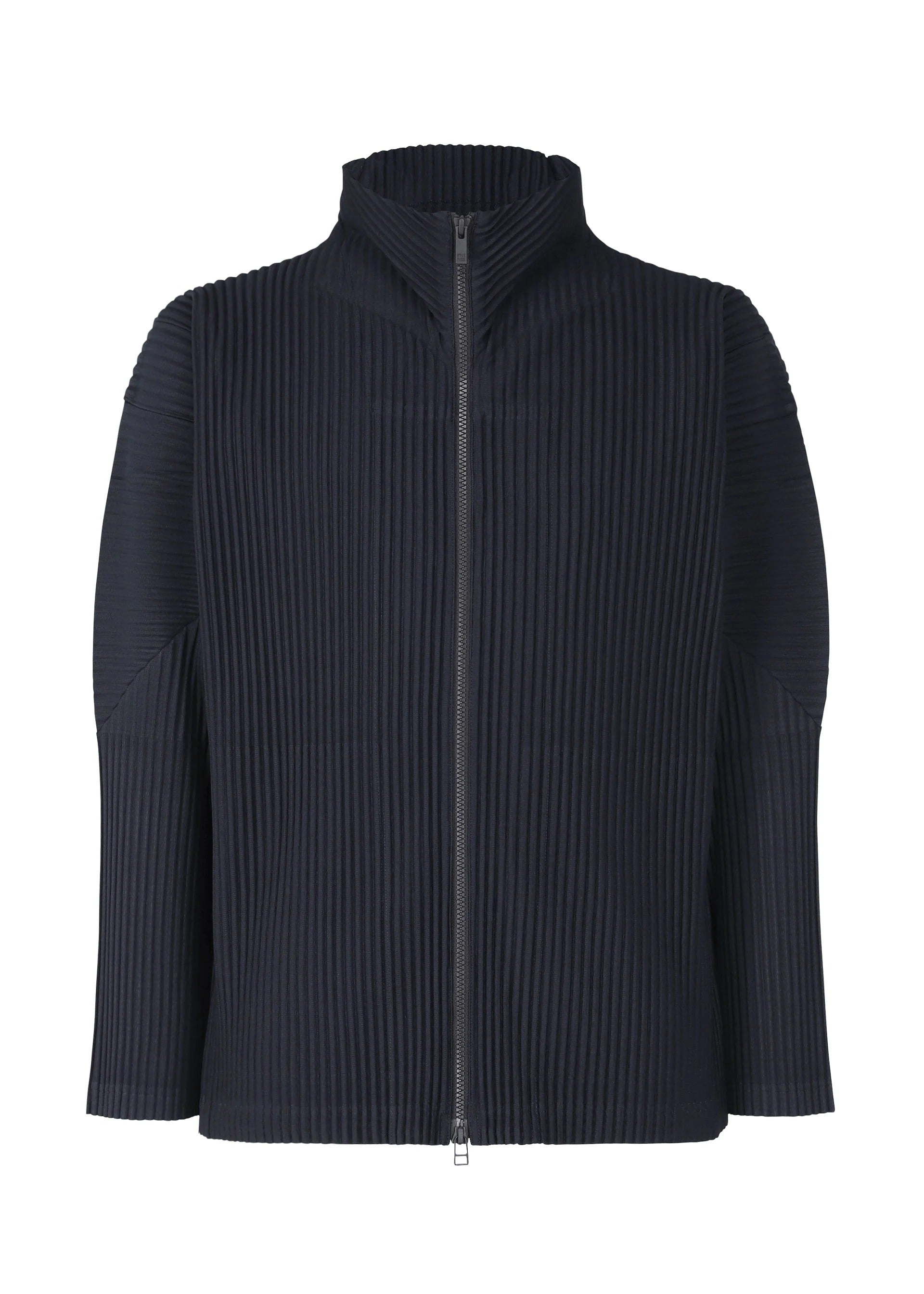 トップス Issey Miyake basics BASICS Zipup cardigan Navy – ISSEY MIYAKE EU