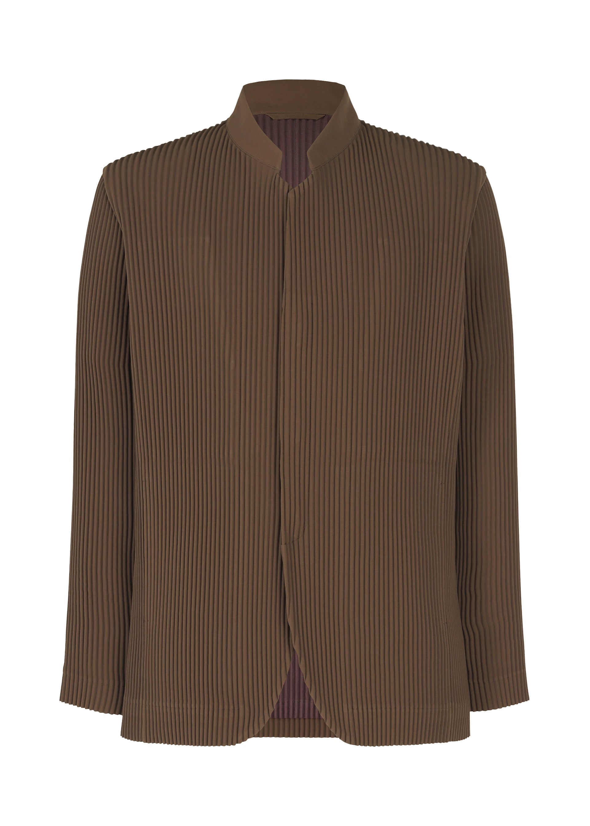 TUXEDO PLEATS Jacket Brown – ISSEY MIYAKE EU
