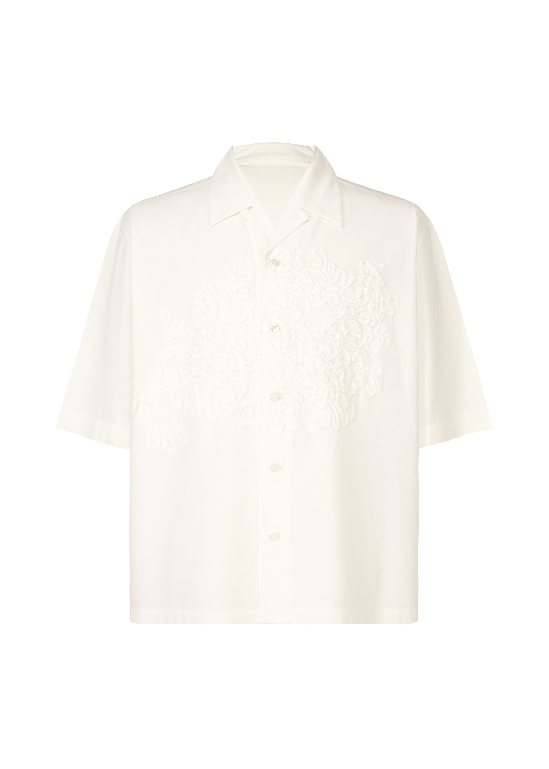 EMBROIDERY PRESS SHIRT Shirt White – ISSEY MIYAKE EU