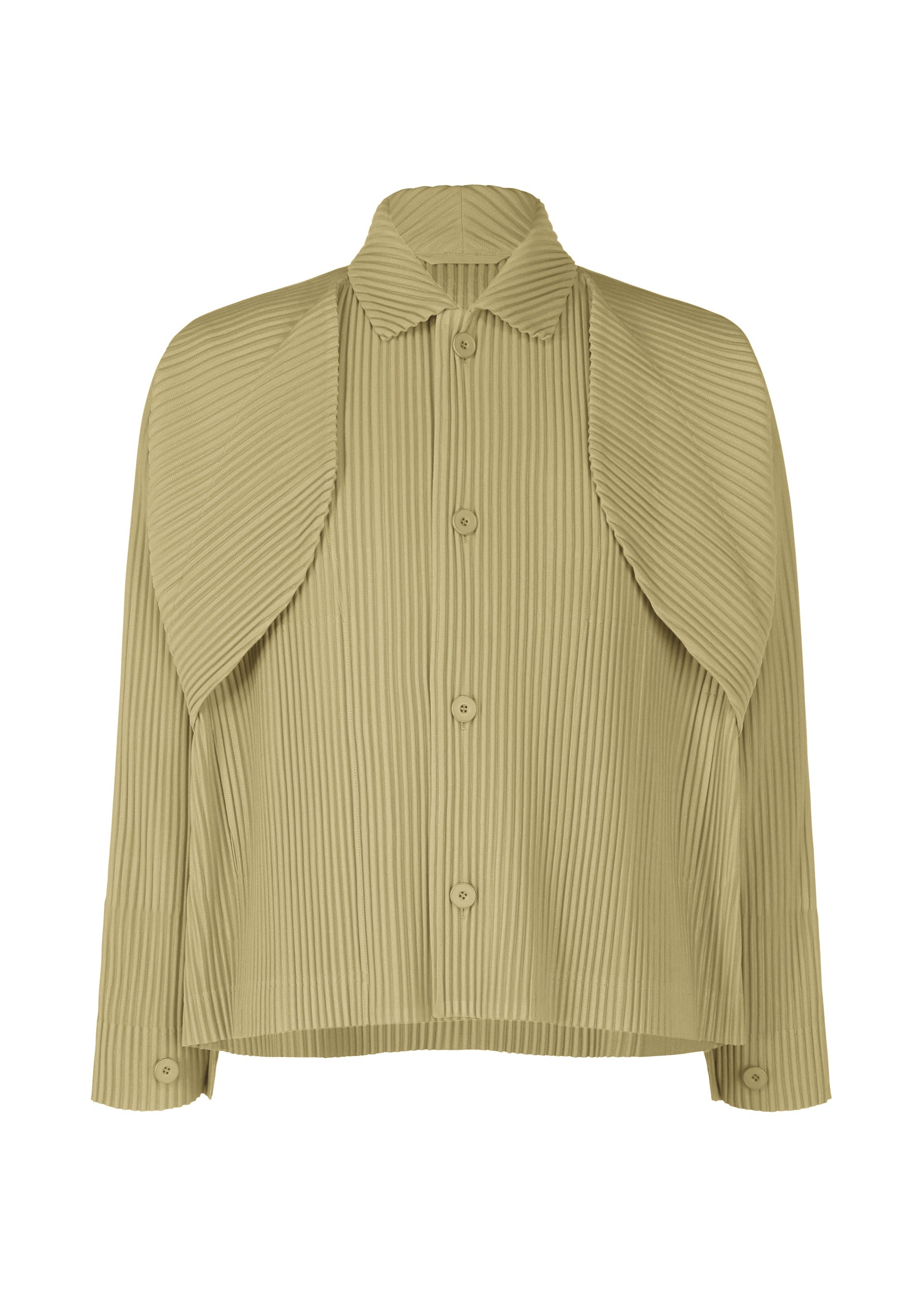 COVER AND FOLD Jacket Cinque Terre Rock Green Grey – ISSEY MIYAKE EU