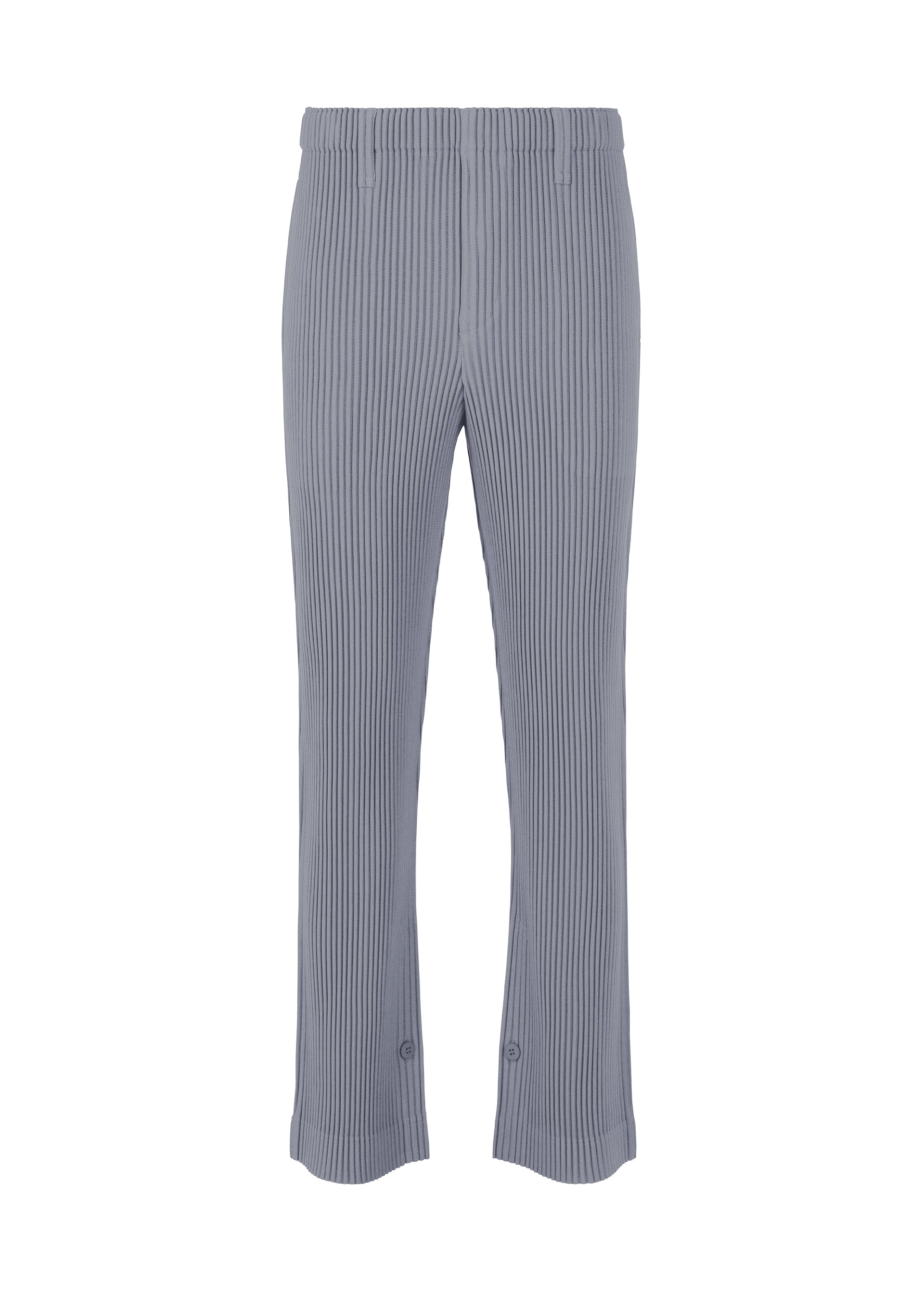 KERSEY PLEATS Trousers Blue Grey – ISSEY MIYAKE EU