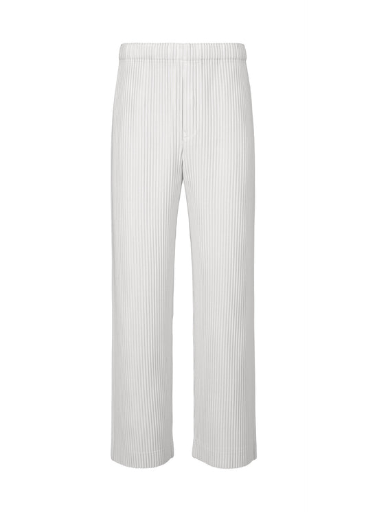 A product shot of the HOMME PLISSÉ ISSEY MIYAKE COLOR PLEATS 2 trousers in flash gray.