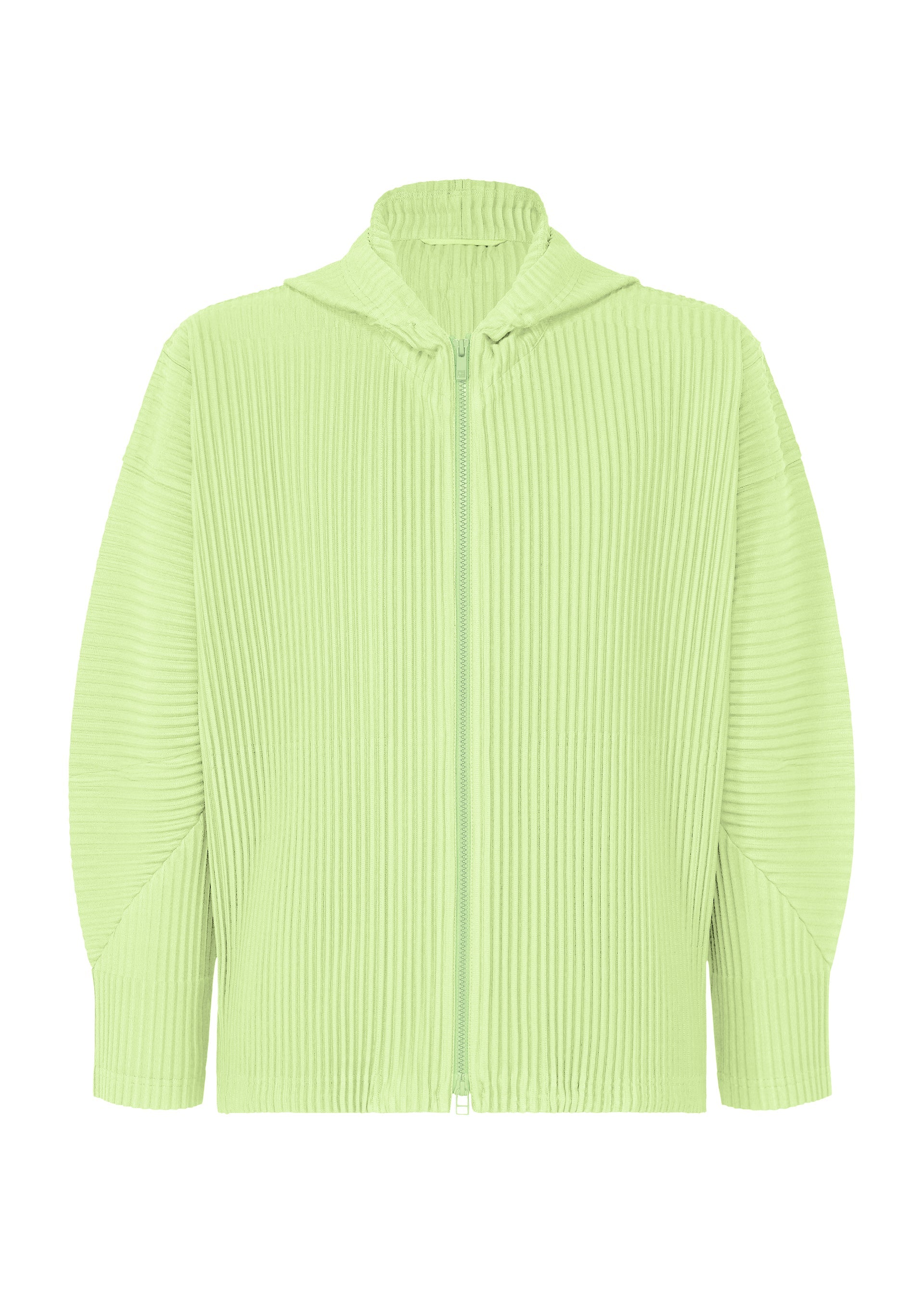 Miyakeページ② MONTHLY COLORS : JULY Blouson Shine Green – ISSEY MIYAKE EU