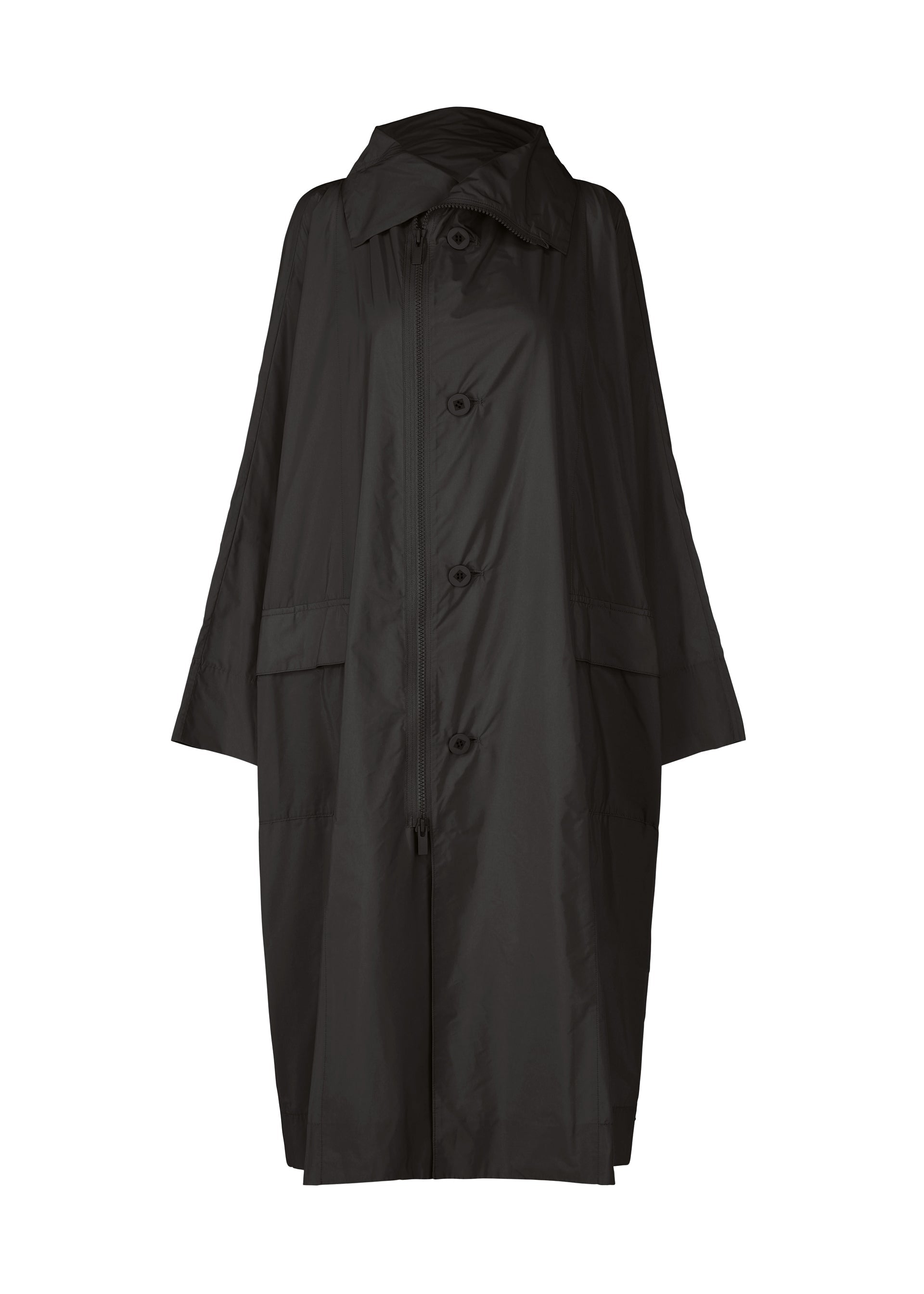 FLAT WIND COAT Coat Black – ISSEY MIYAKE EU