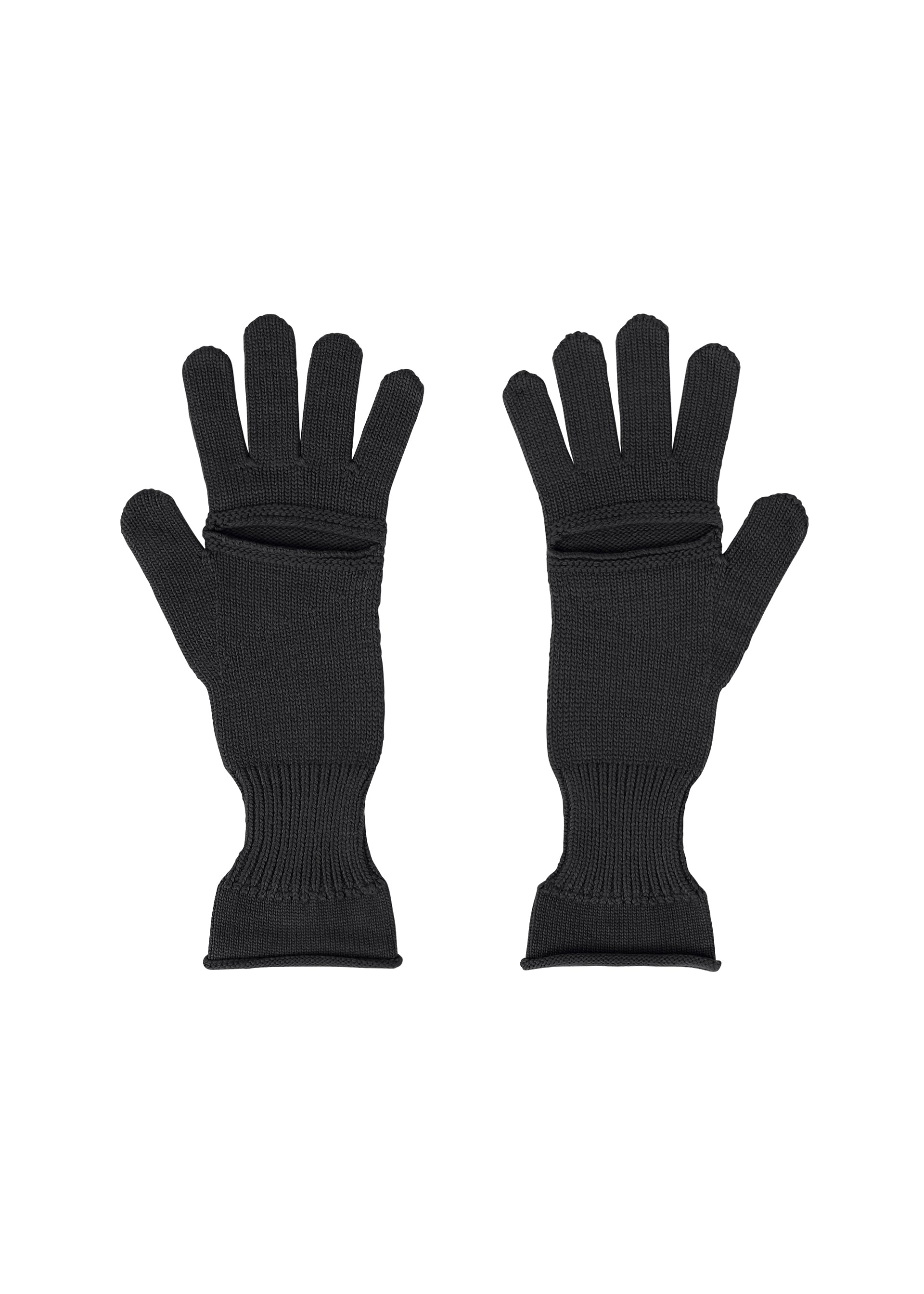 BREEZE KNIT GLOVES Gloves Black – ISSEY MIYAKE EU