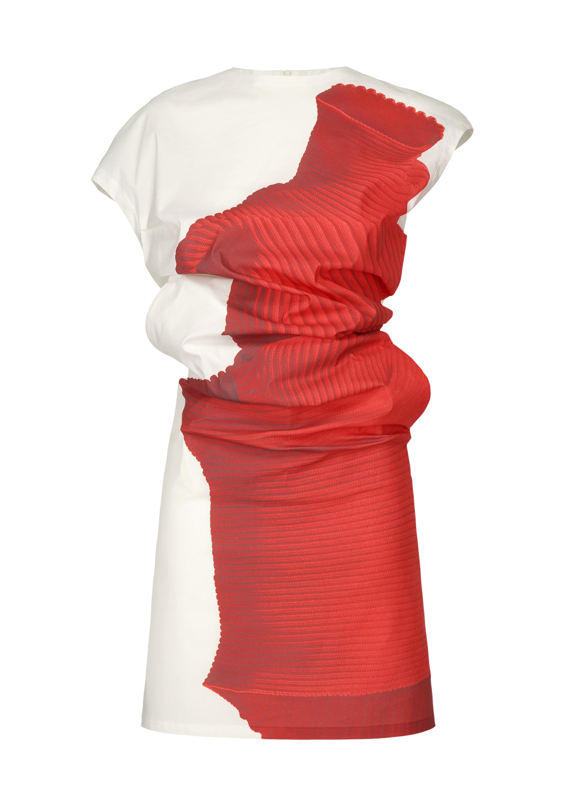 issey miyake red dress New Colorful Basics Dress in Red SVRN