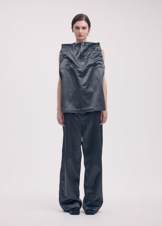 PSEUDO JEANS Top Charcoal