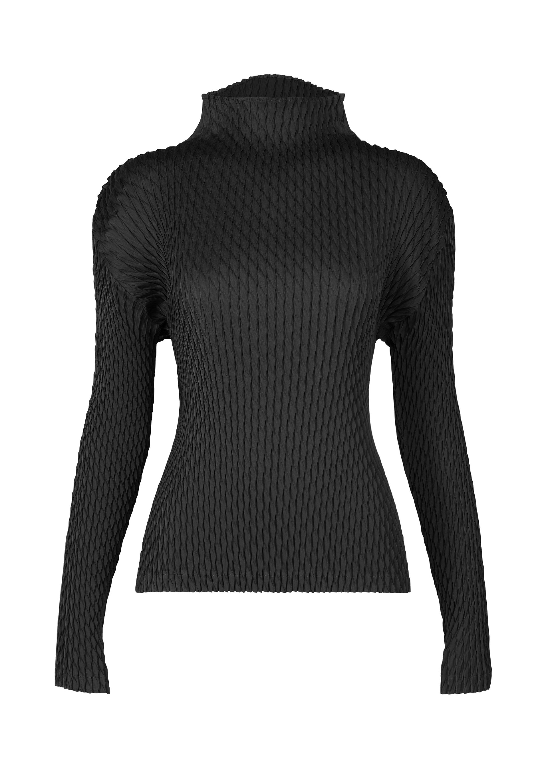 SLEEK PLEATS Shirt Black – ISSEY MIYAKE EU