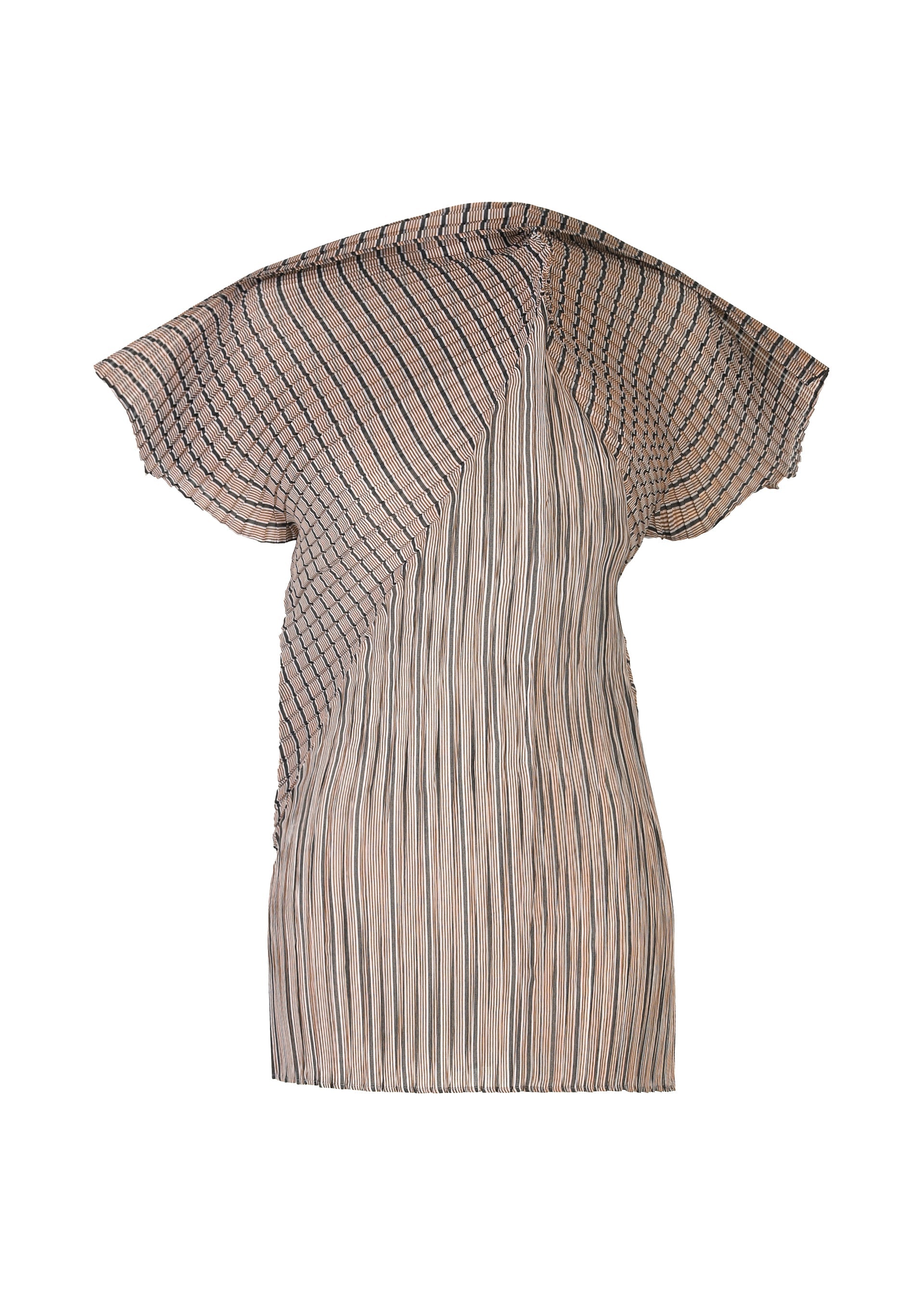 GENERIC STRIPES (MACHINE PLEATS) Top Black-Hued – ISSEY MIYAKE EU