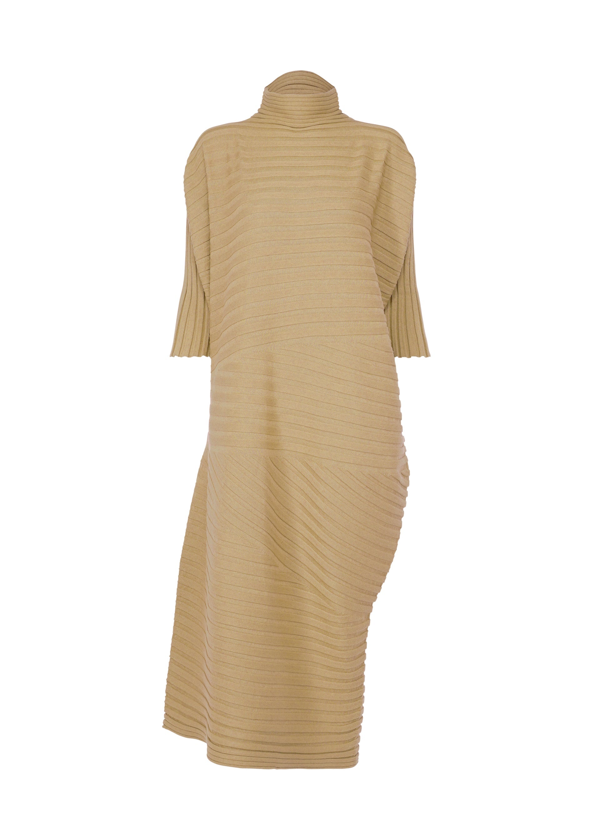 COTTON CASHMERE KNIT Dress Beige ISSEY MIYAKE EU COTTON CASHMERE KNIT Dress Beige ISSEY MIYAKE EU