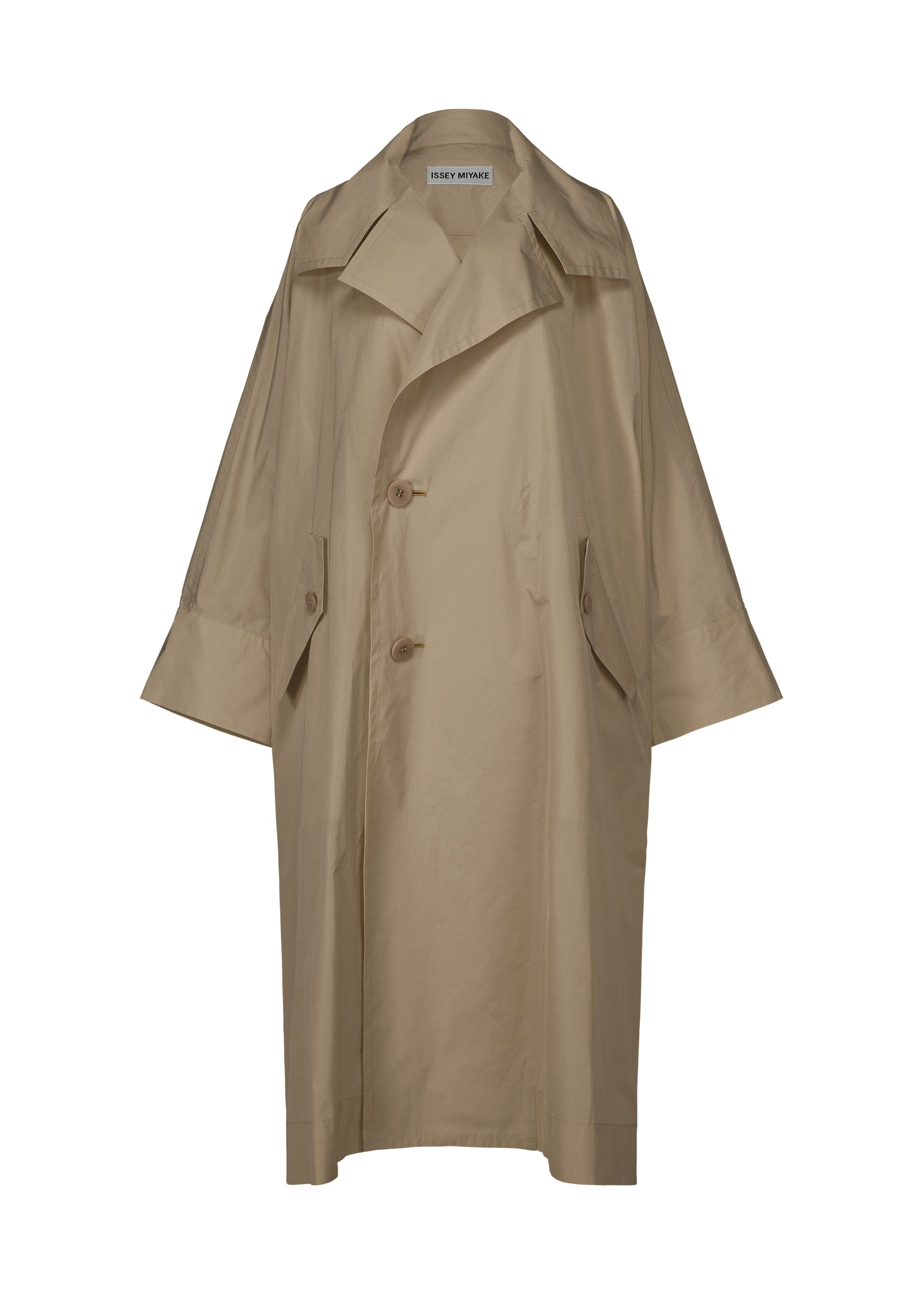 AKIMBO Coat Greige – ISSEY MIYAKE EU