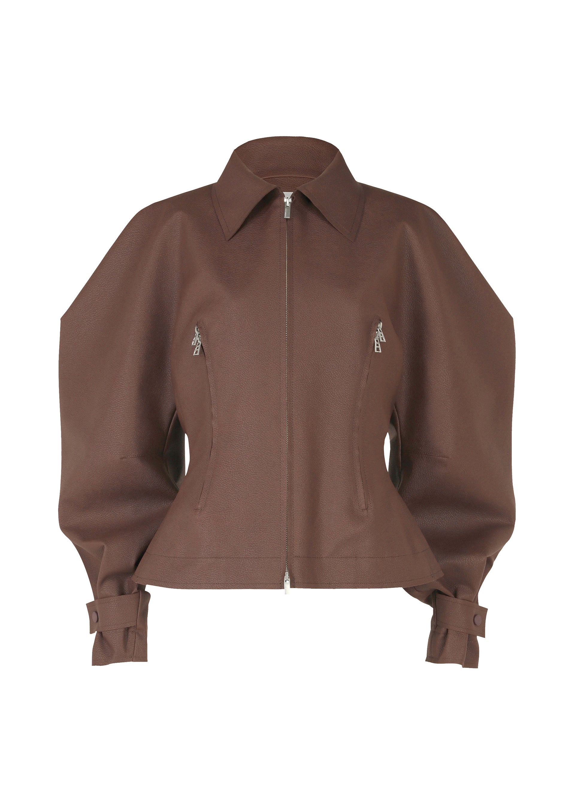 PRONOUNCED BODY Jacket Dark Brown – ISSEY MIYAKE EU