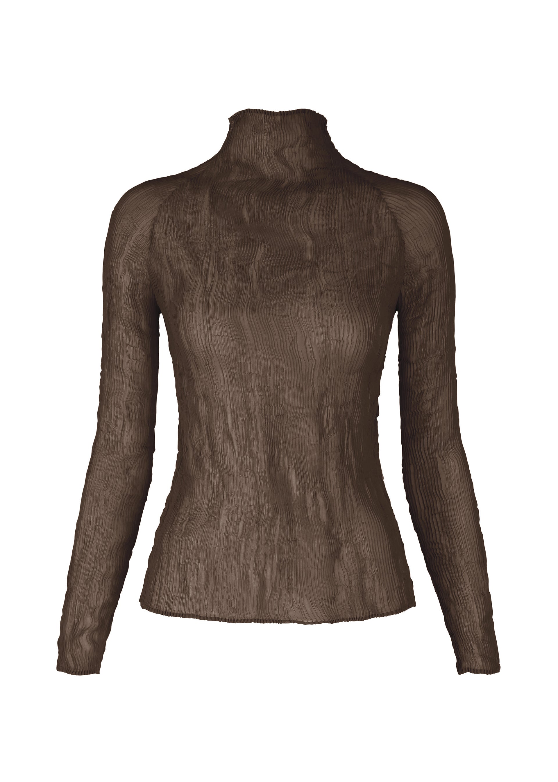 CHIFFON TWIST 1 Top Dark Brown – ISSEY MIYAKE EU