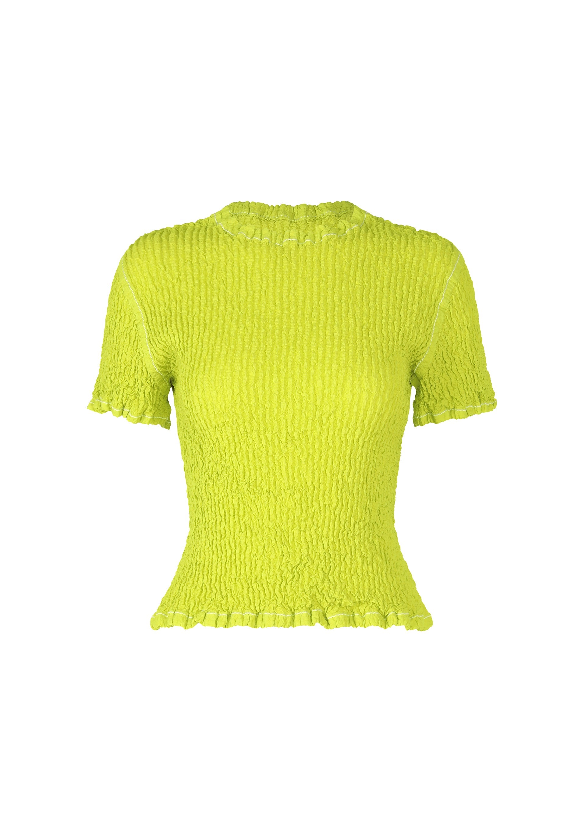 WAVELET ENSEMBLE Top Parakeet Green – ISSEY MIYAKE EU
