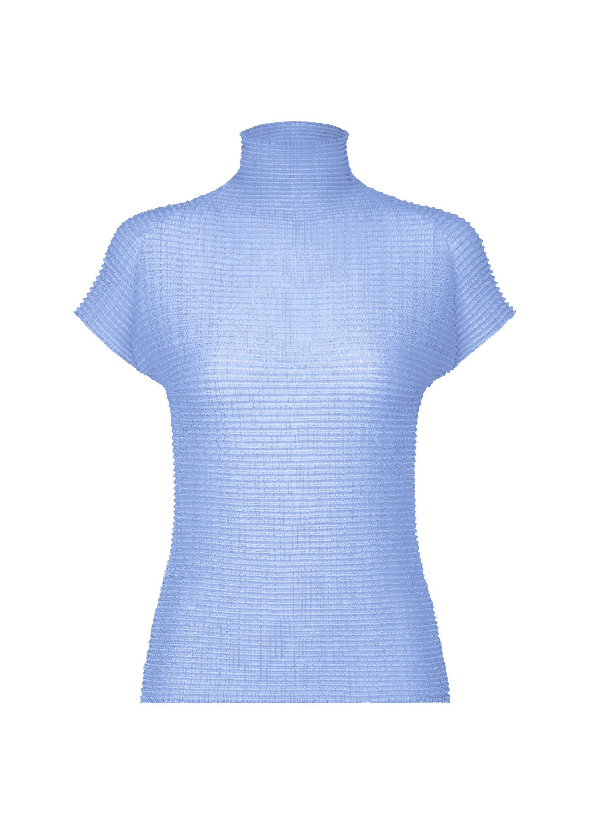 WOOLY PLEATS-66 Top Light Blue – ISSEY MIYAKE EU