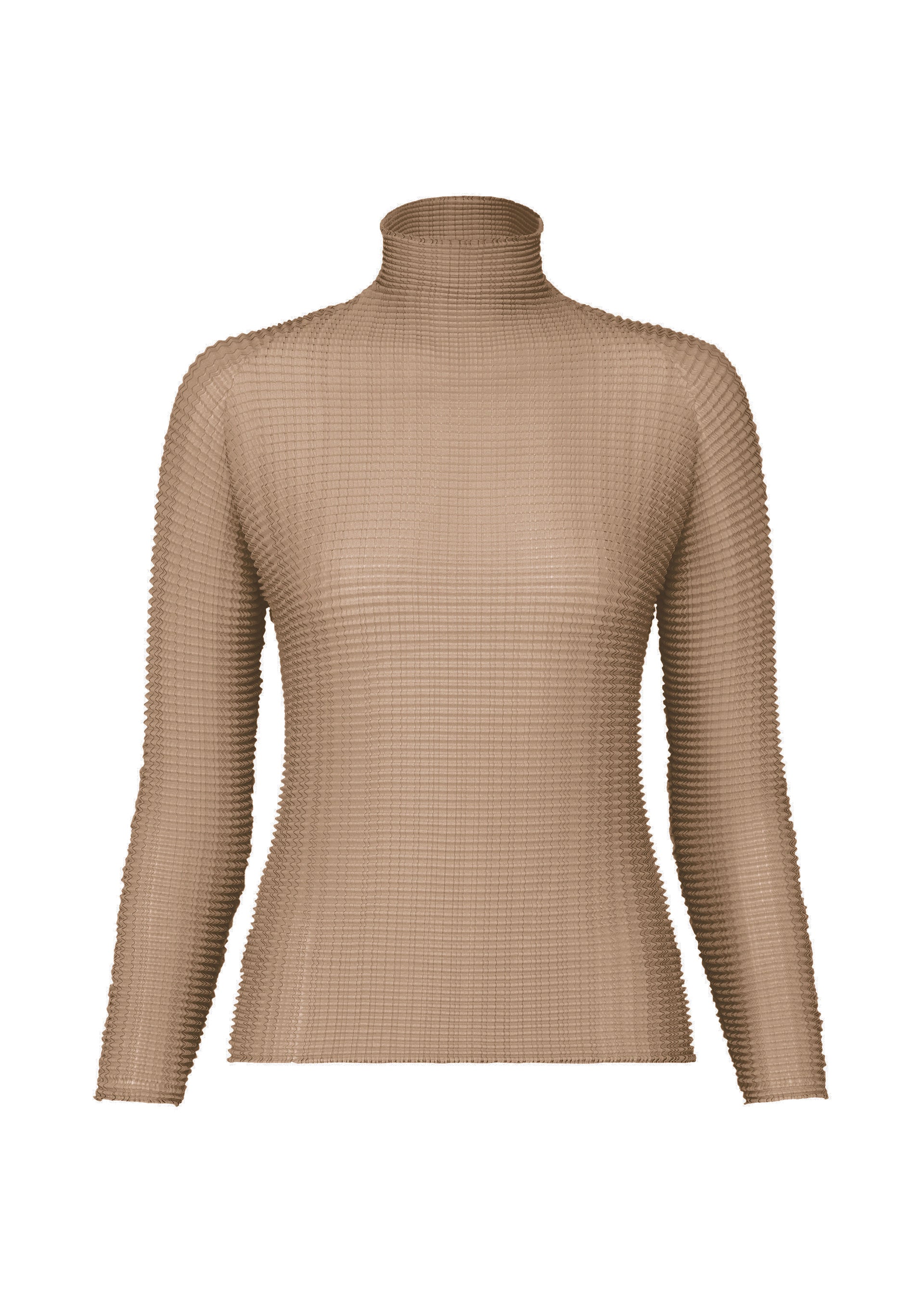 テ*様 ISSEY MIYAKE トップス　M ページュ WOOLY PLEATS-66 Top Greige – ISSEY MIYAKE EU