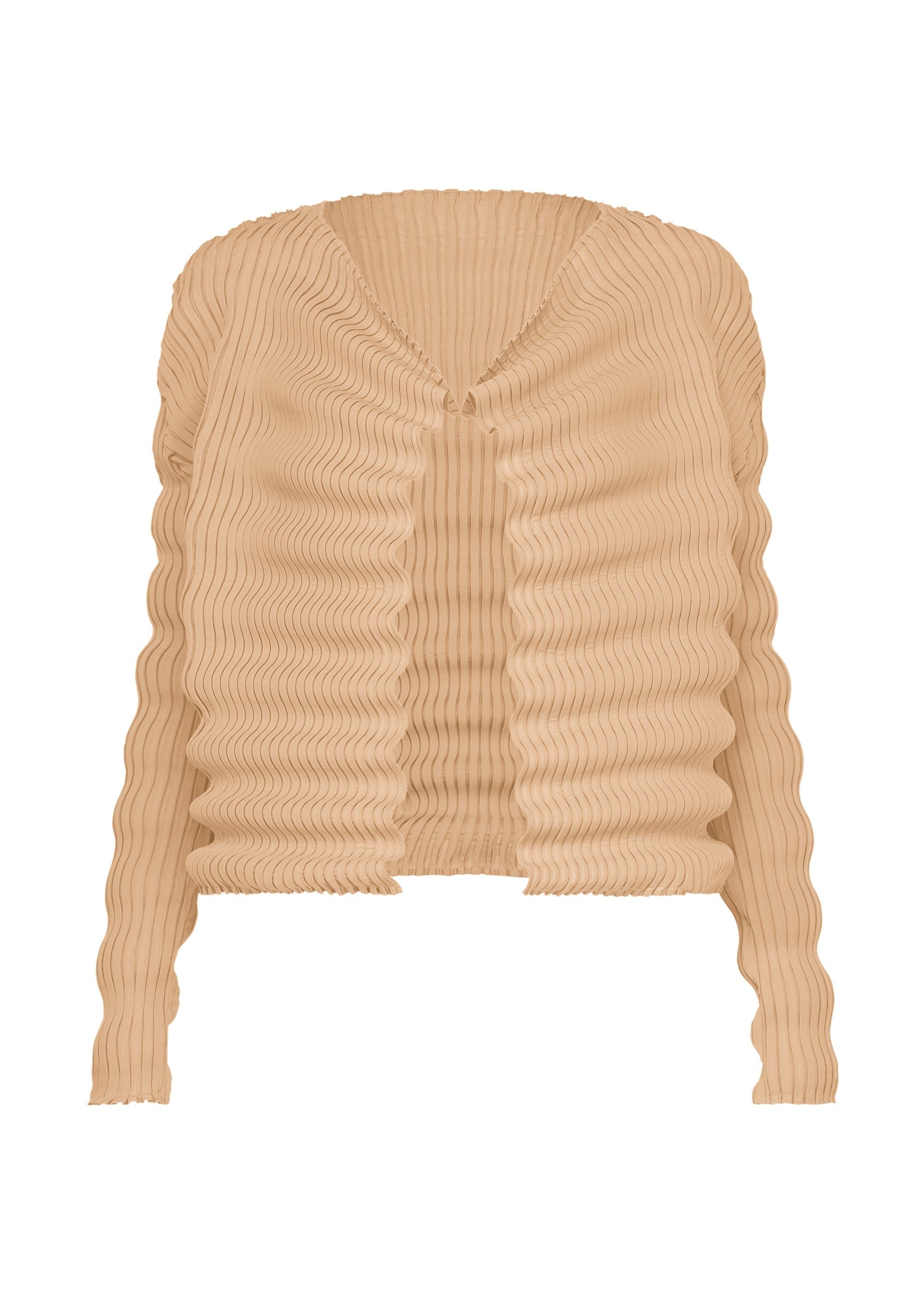SPRING PLEATS Cardigan Chukar Beige – ISSEY MIYAKE EU