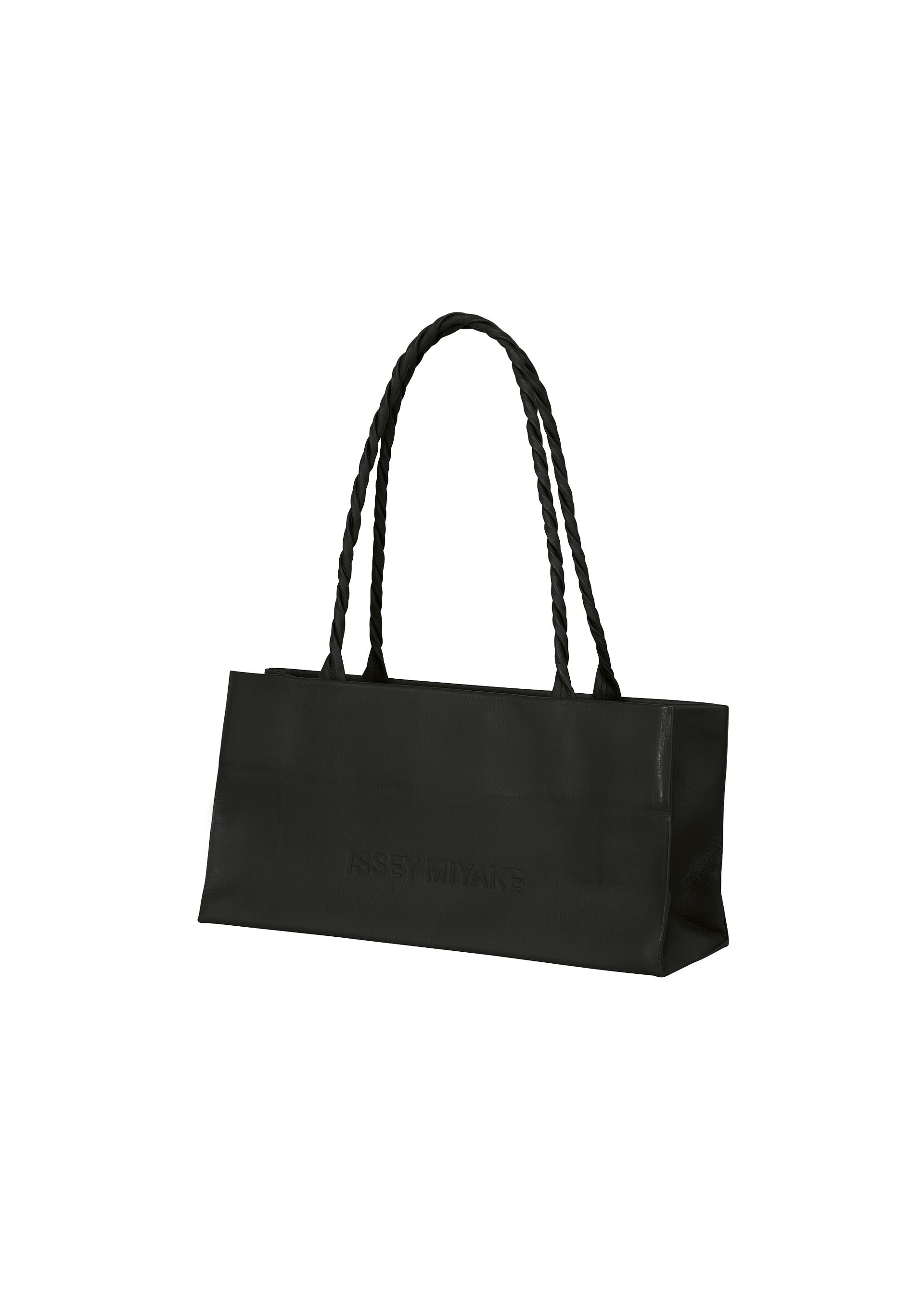 バッグ Issey miyake PAPER BAG LEATHER Bag Black – ISSEY MIYAKE EU
