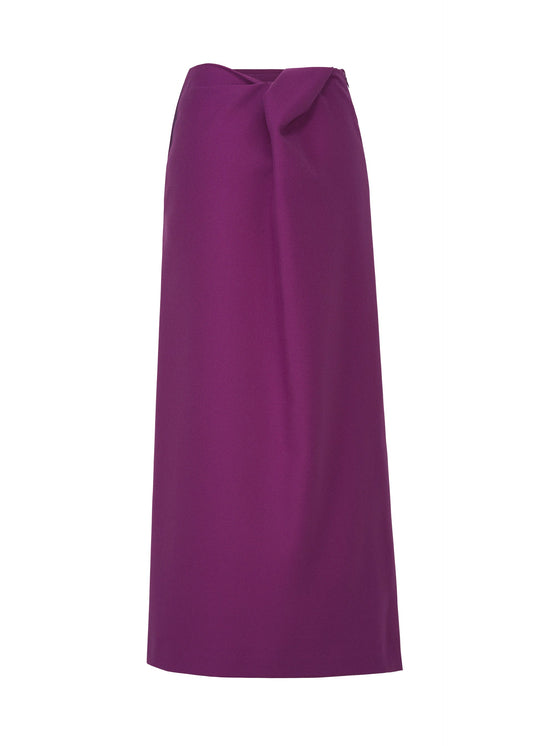 A detail shot of the ISSEY MIYAKE CALLIGRAPH skirt.