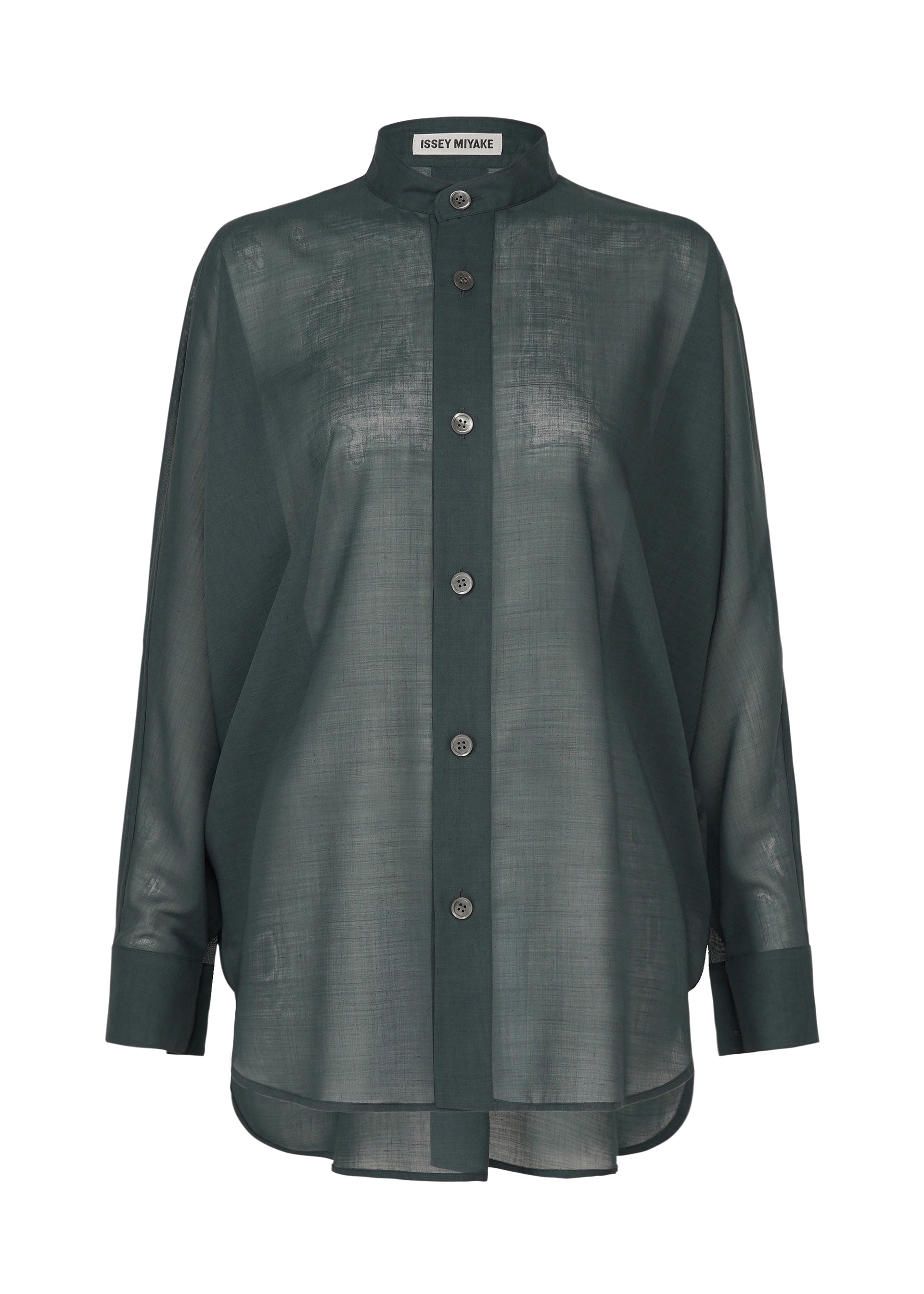 SHEER WOOL Shirt Dark Navy – ISSEY MIYAKE EU