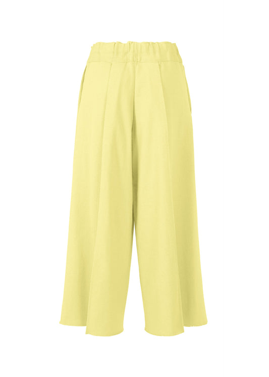 A detail shot of the ISSEY MIYAKE CAMPAGNE pants.