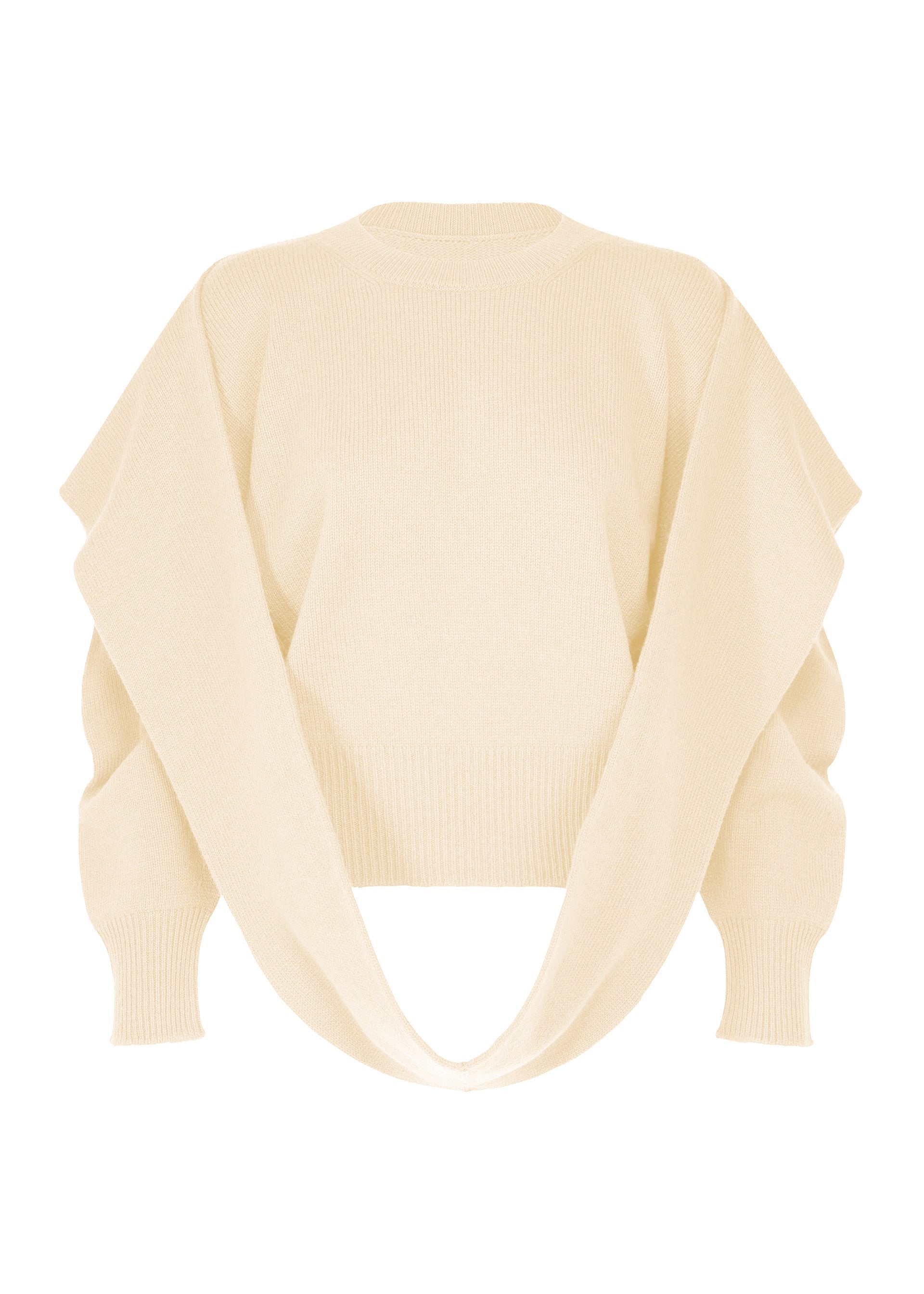 O KNIT Top Off-White – ISSEY MIYAKE EU