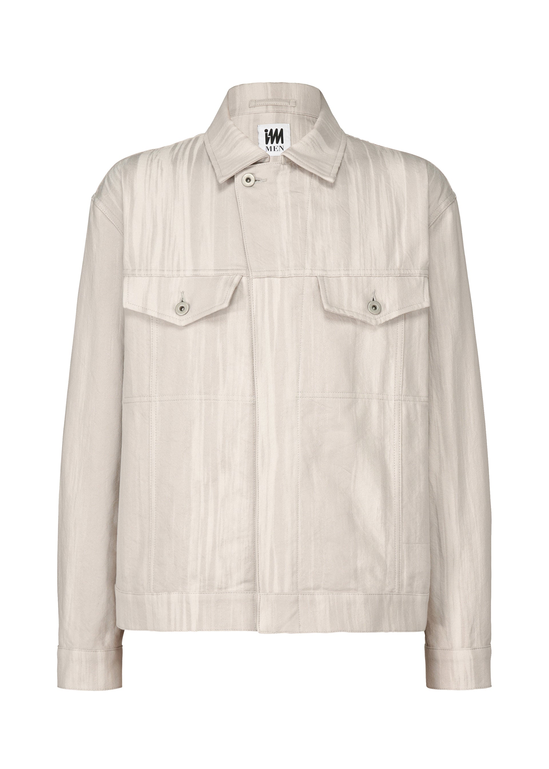 COTTON JACQUARD Jacket Light Grey – ISSEY MIYAKE EU