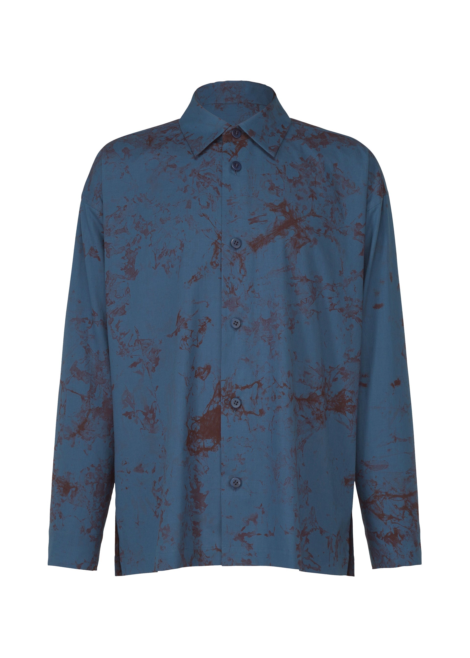 ROKETSU Shirt Navy – ISSEY MIYAKE EU