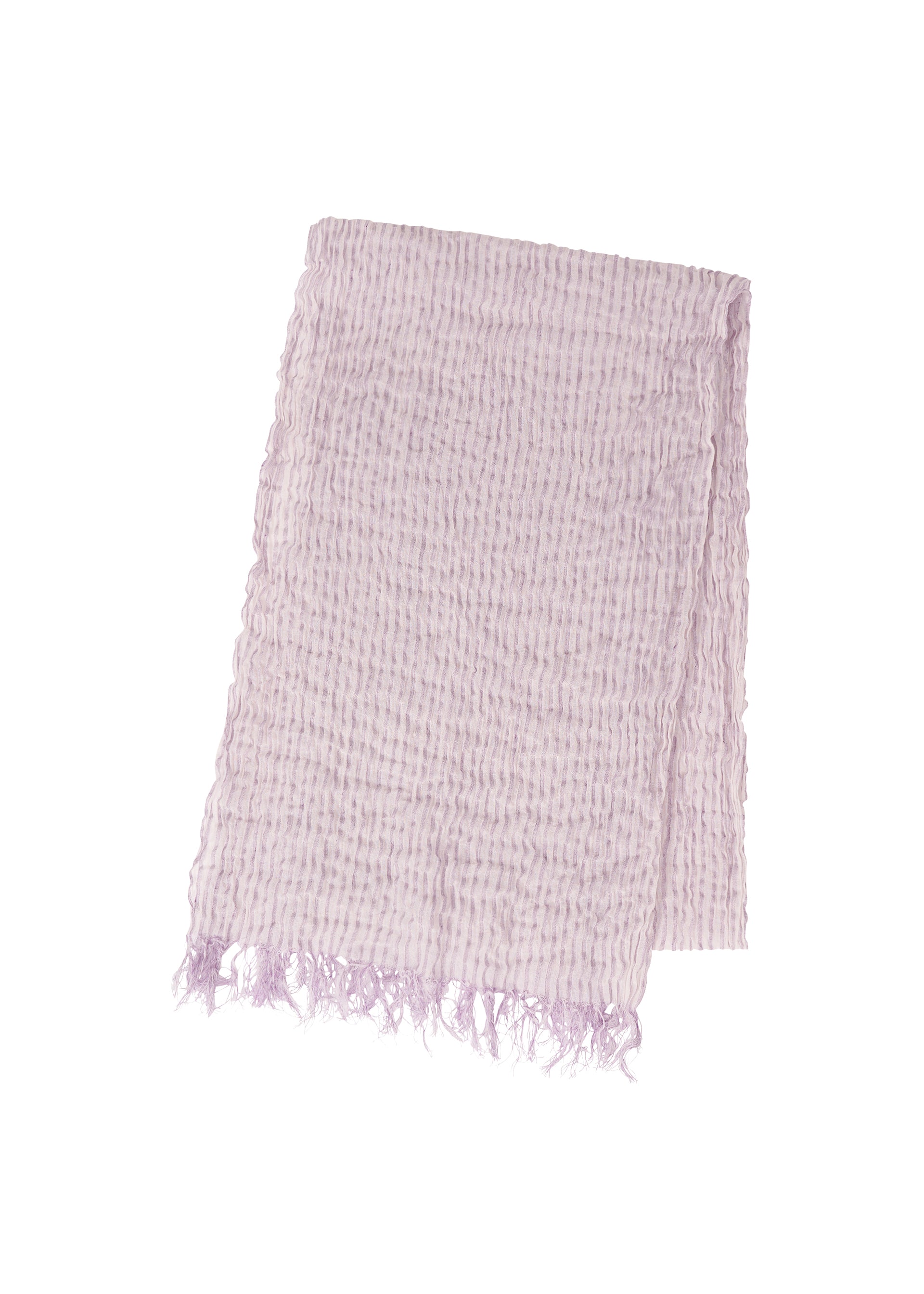 SHRINK BORDER STOLE Stole Light Purple – ISSEY MIYAKE EU