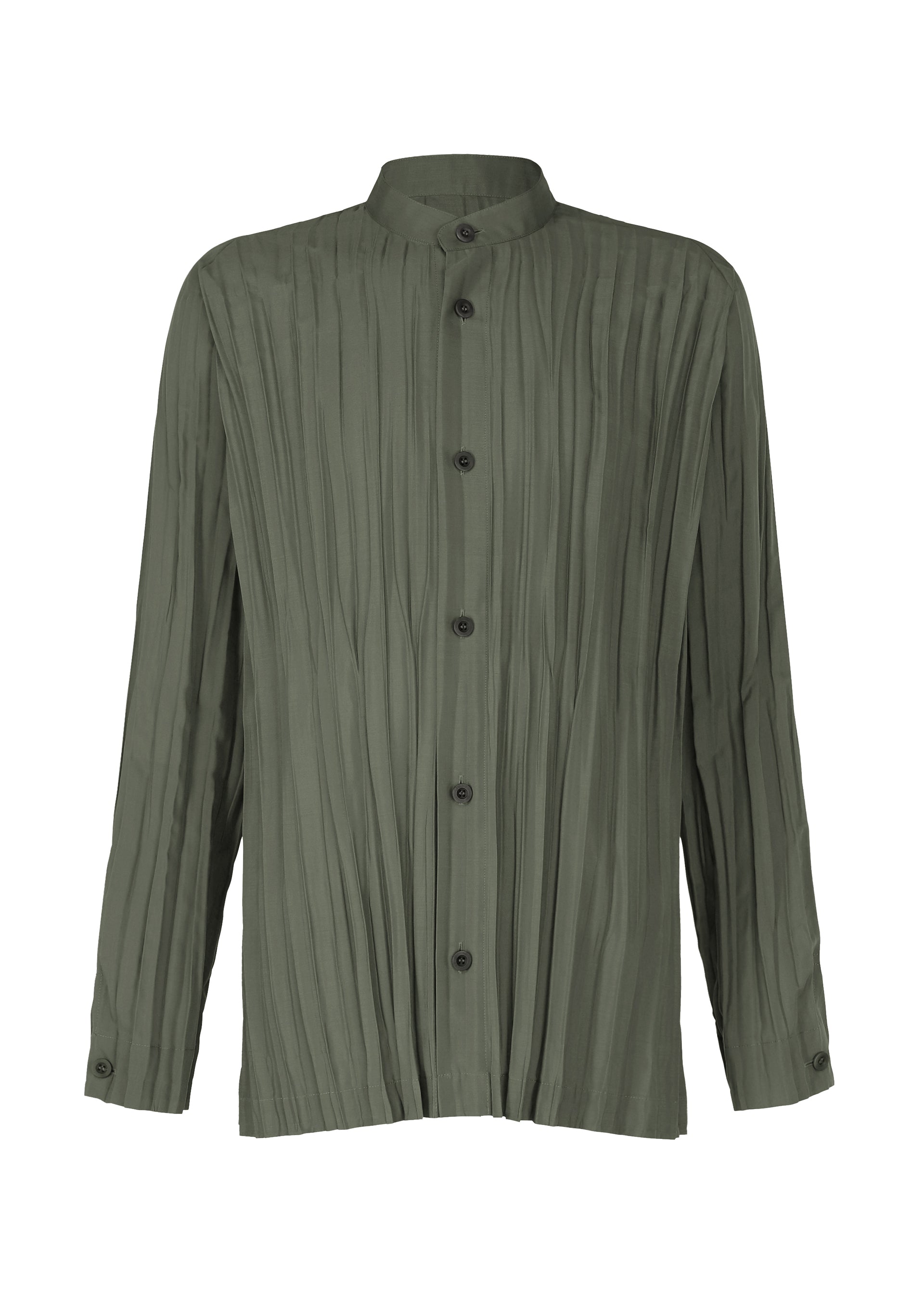 WRINKLE SHIRT Shirt Charcoal Grey – ISSEY MIYAKE EU