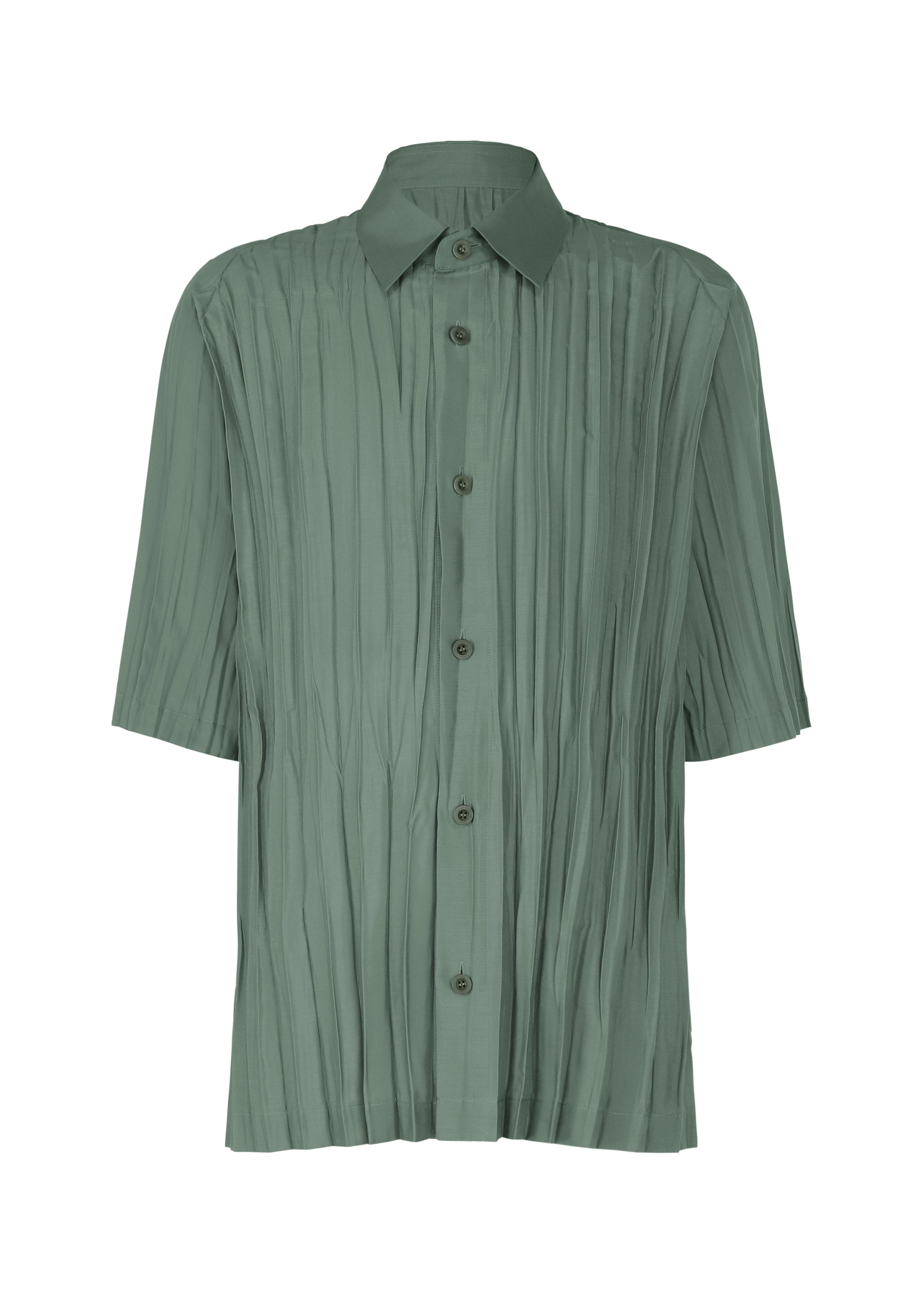 WRINKLE SHIRT Shirt Blue Grey – ISSEY MIYAKE EU