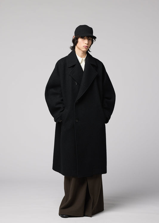 A model wears the IM MEN FULLER WOOL CAP fuller-wool-cap-cap-brown.