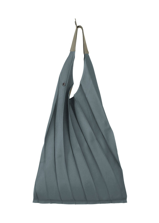 A product shot of the IM MEN GURU GURU bag in blue gray.