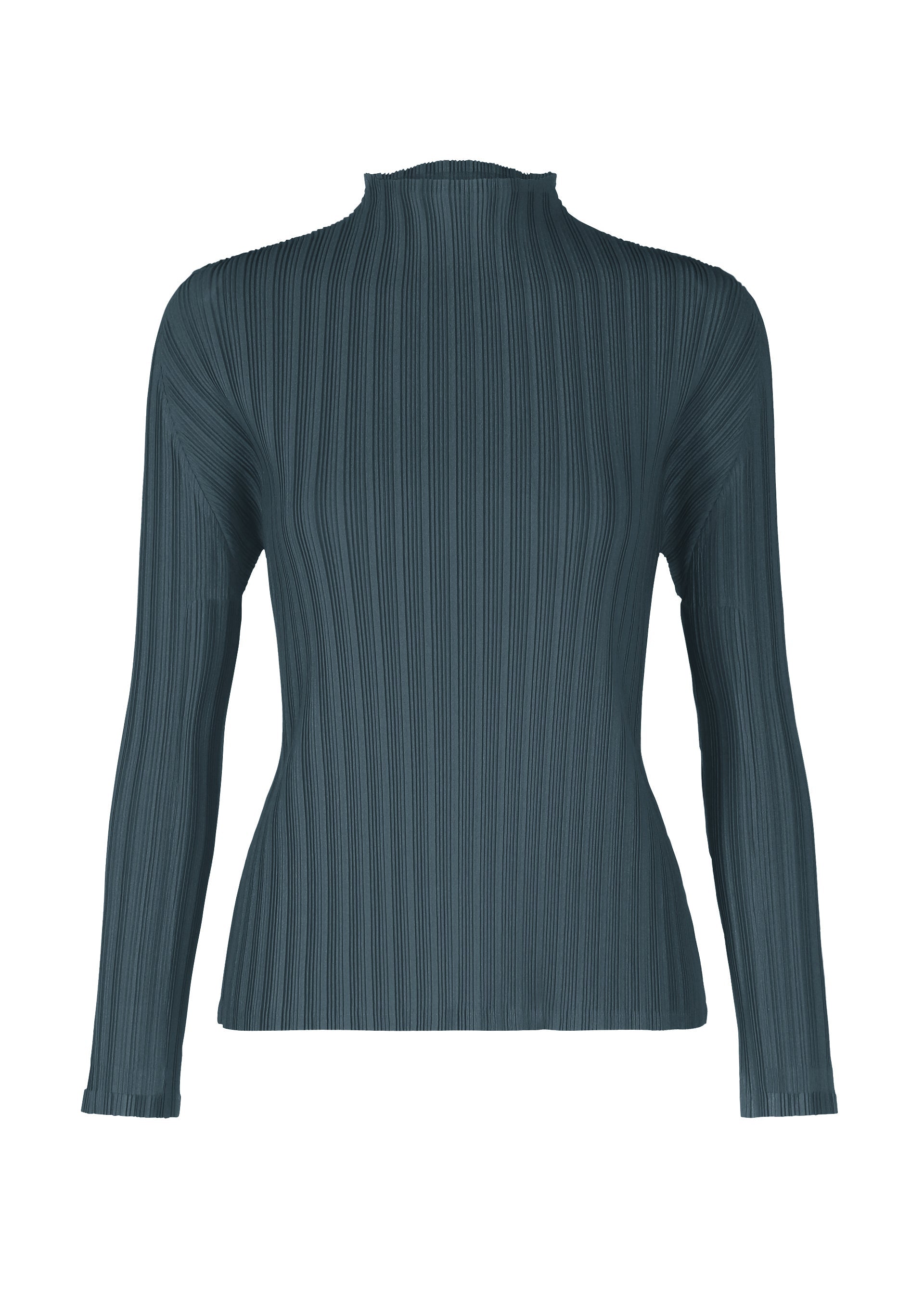 RIB PLEATS NOVEMBER Top Greyish Navy – ISSEY MIYAKE EU