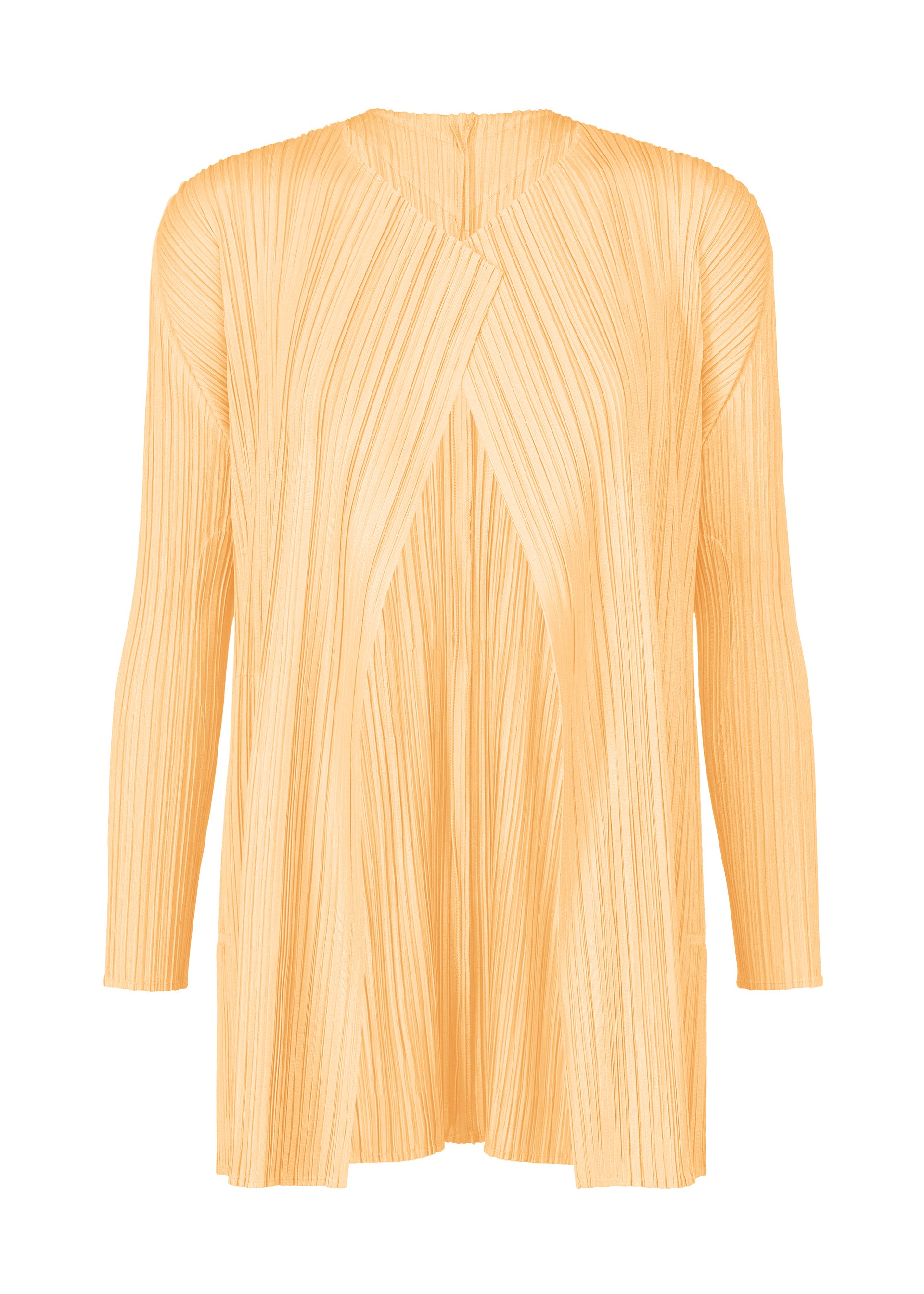 MELLOW PLEATS Coat Cream Yellow – ISSEY MIYAKE EU