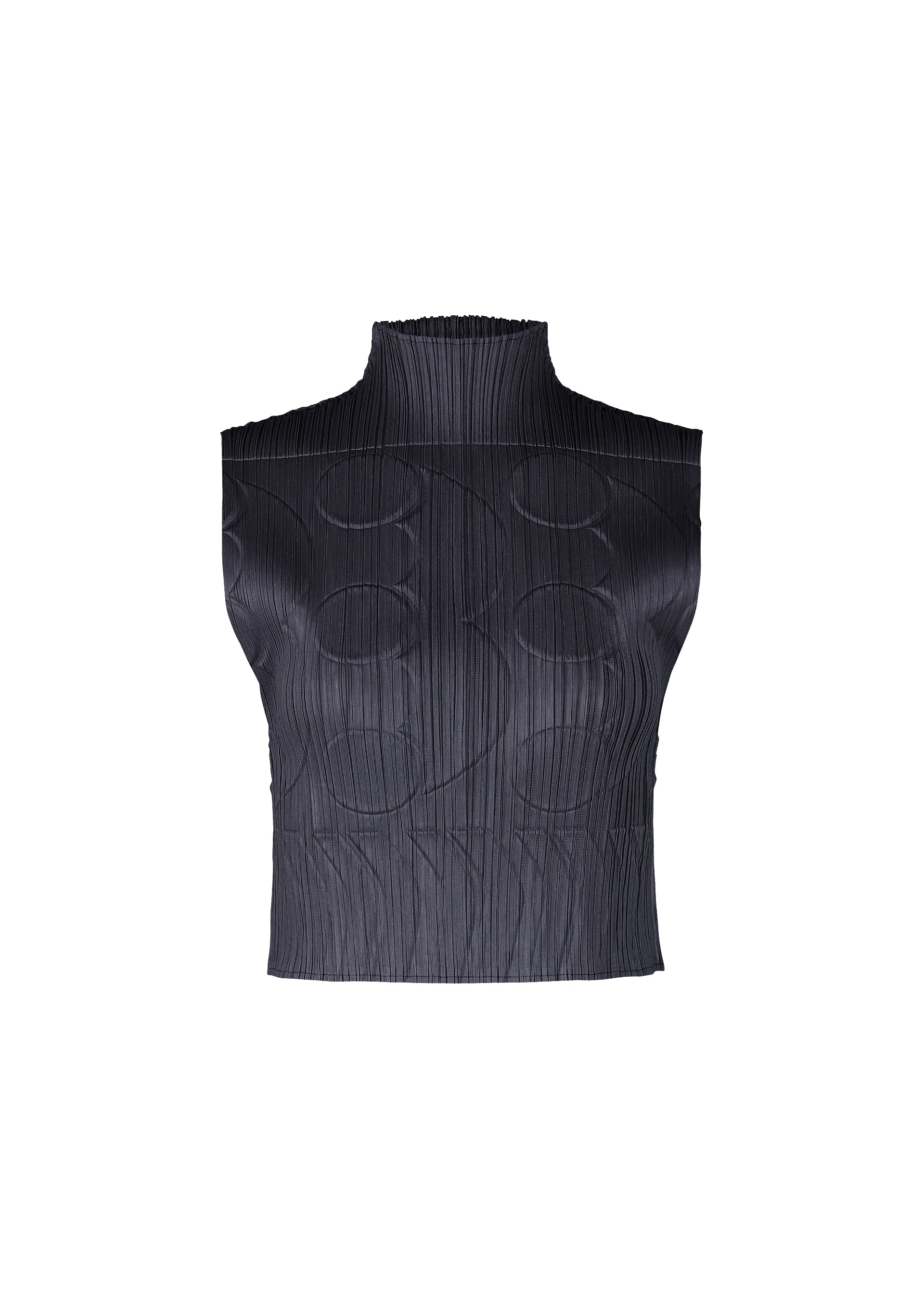 Isseymiyake ME タンクトップ イッセイミヤケ ミーISSEY MIYAKE me ドットドローコードデザイン