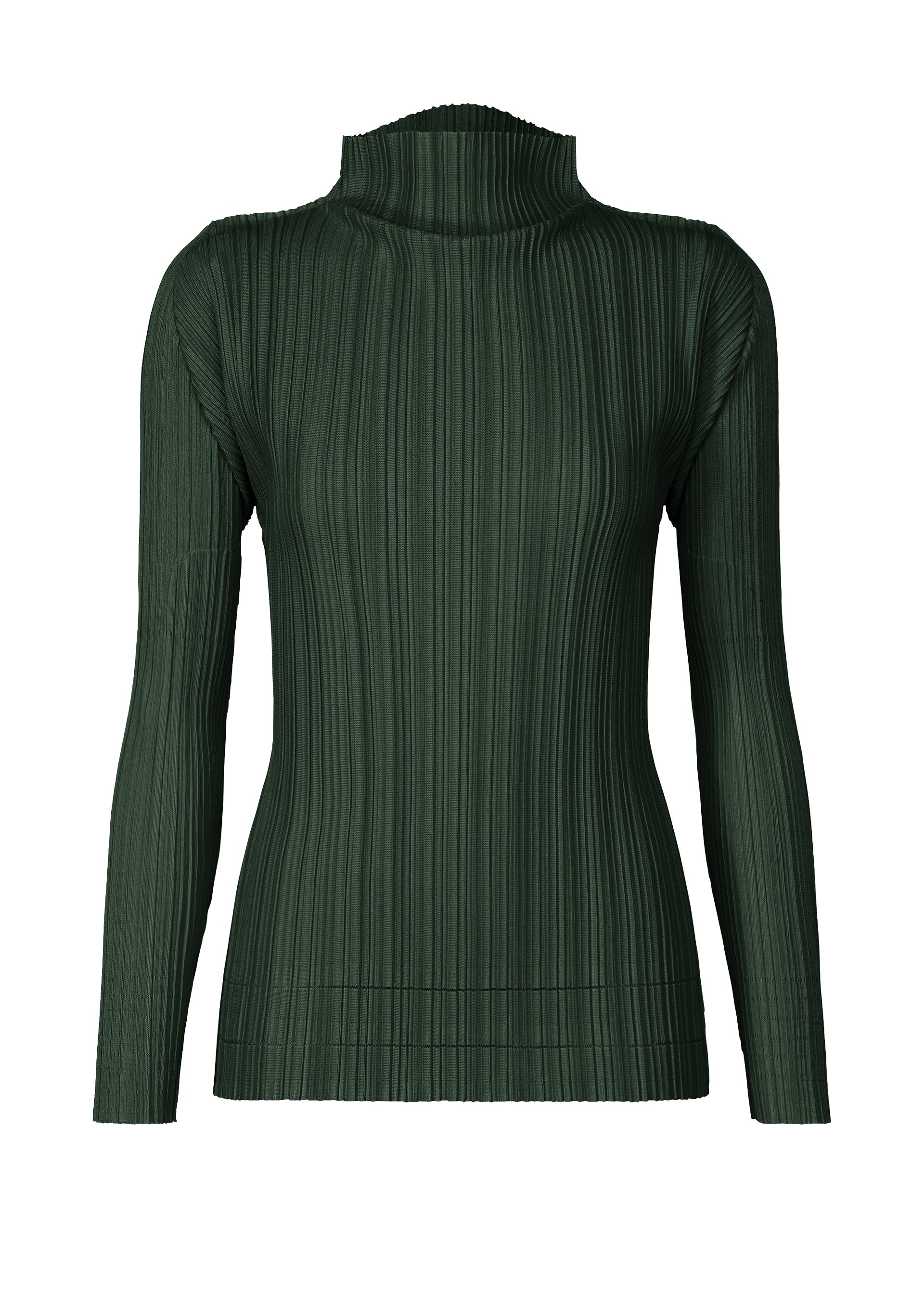 SOFT PLEATS Top Dark Green – ISSEY MIYAKE EU