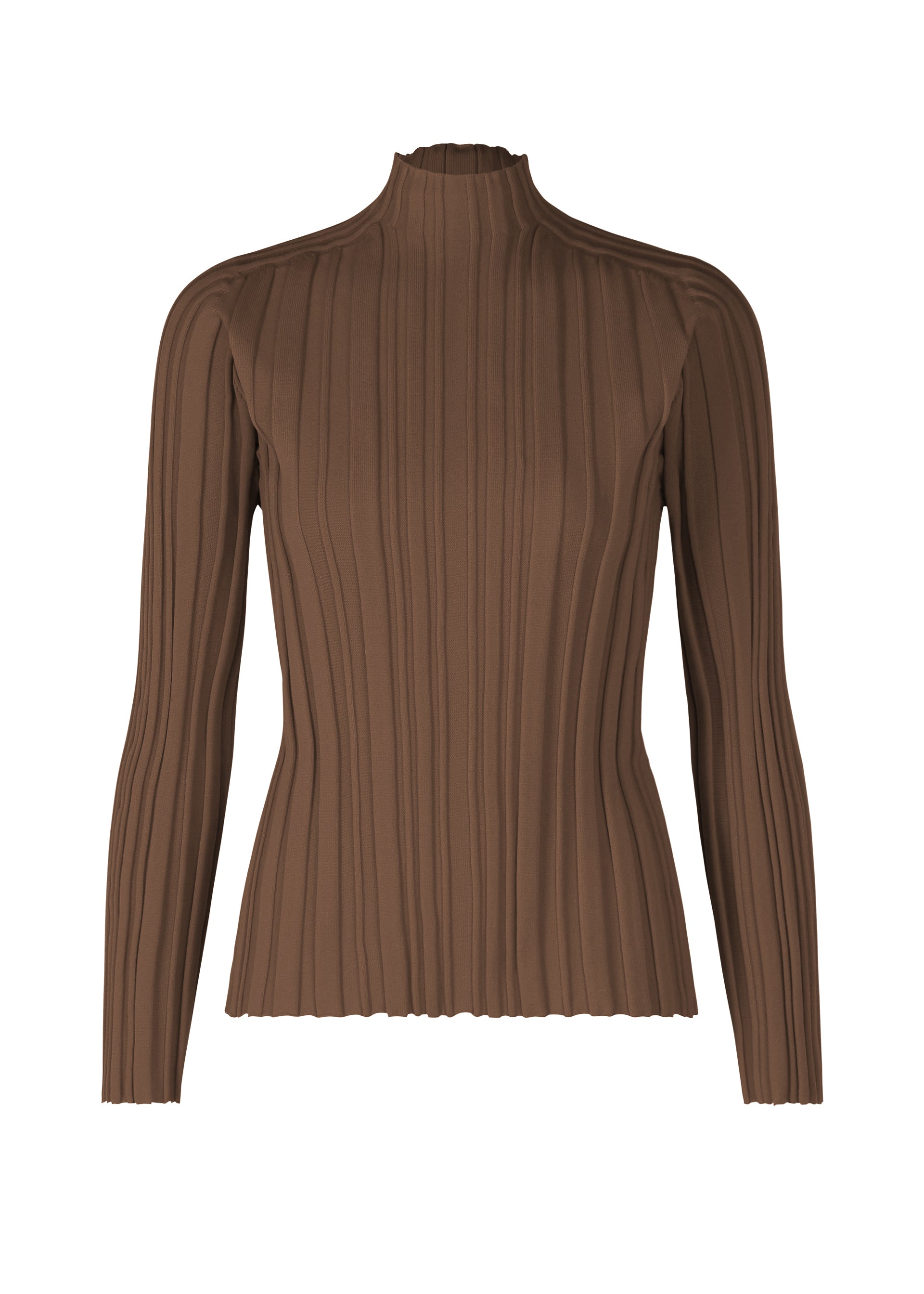 RIB KNIT Top Brown – ISSEY MIYAKE EU